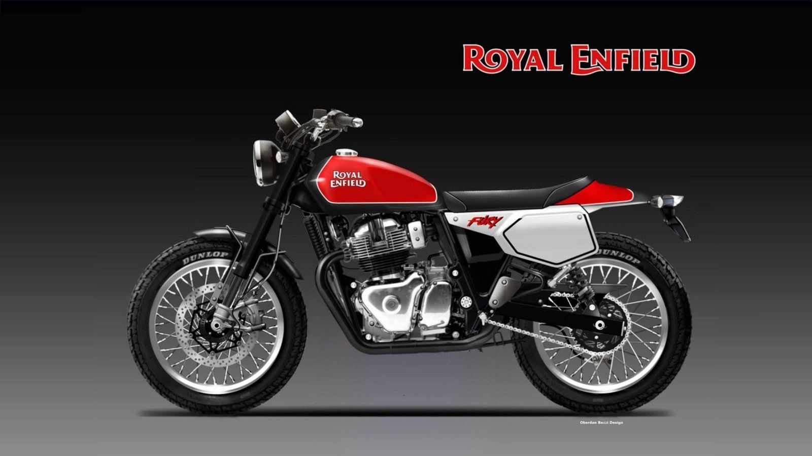 1600x900 The Royal Enfield 650 Gets A Street Tracker Rendering