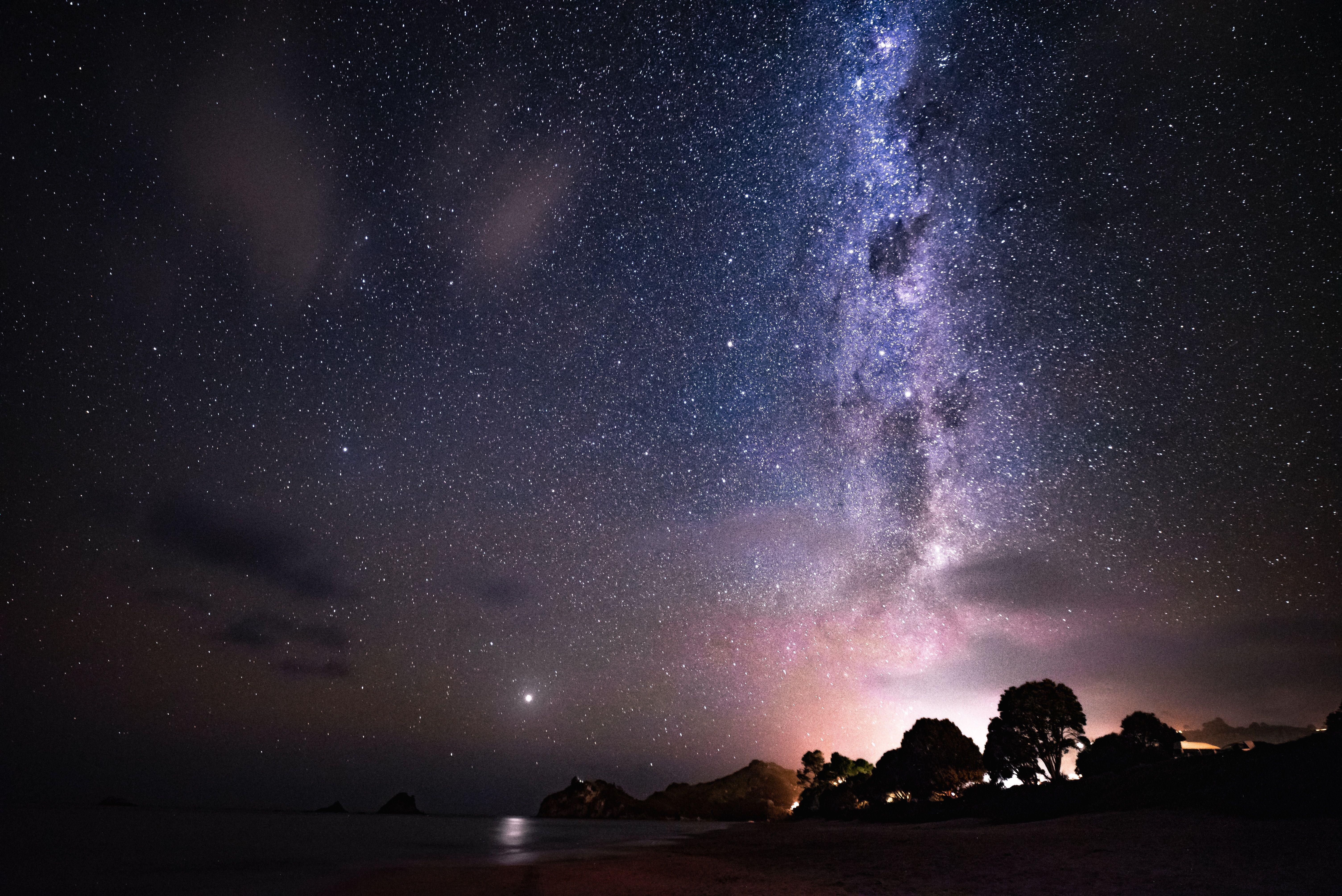 6016x4016 6016x4016 #new zealand, #night, #red, #landscape, #nature, #purple, #beach, #silhouette, #milky way, #star, #travel, #color, #shore, #ocean, #glow, #explore, #wallpaper, #blue, #sky, #tree, #Public domain image. Mocah.org HD Desktop Wallpaper