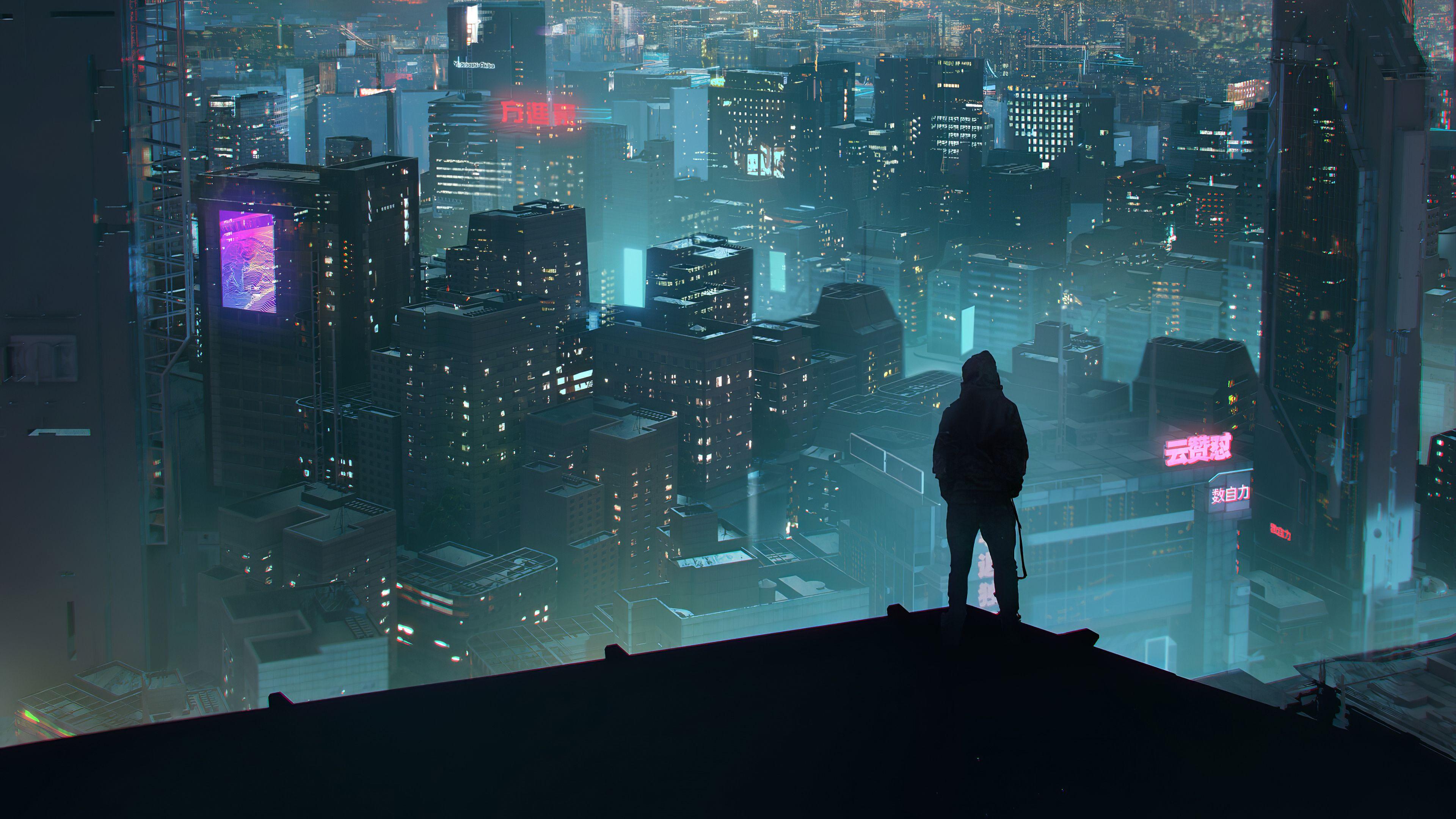 3840x2160 Sci Fi, City, Future Wallpaper