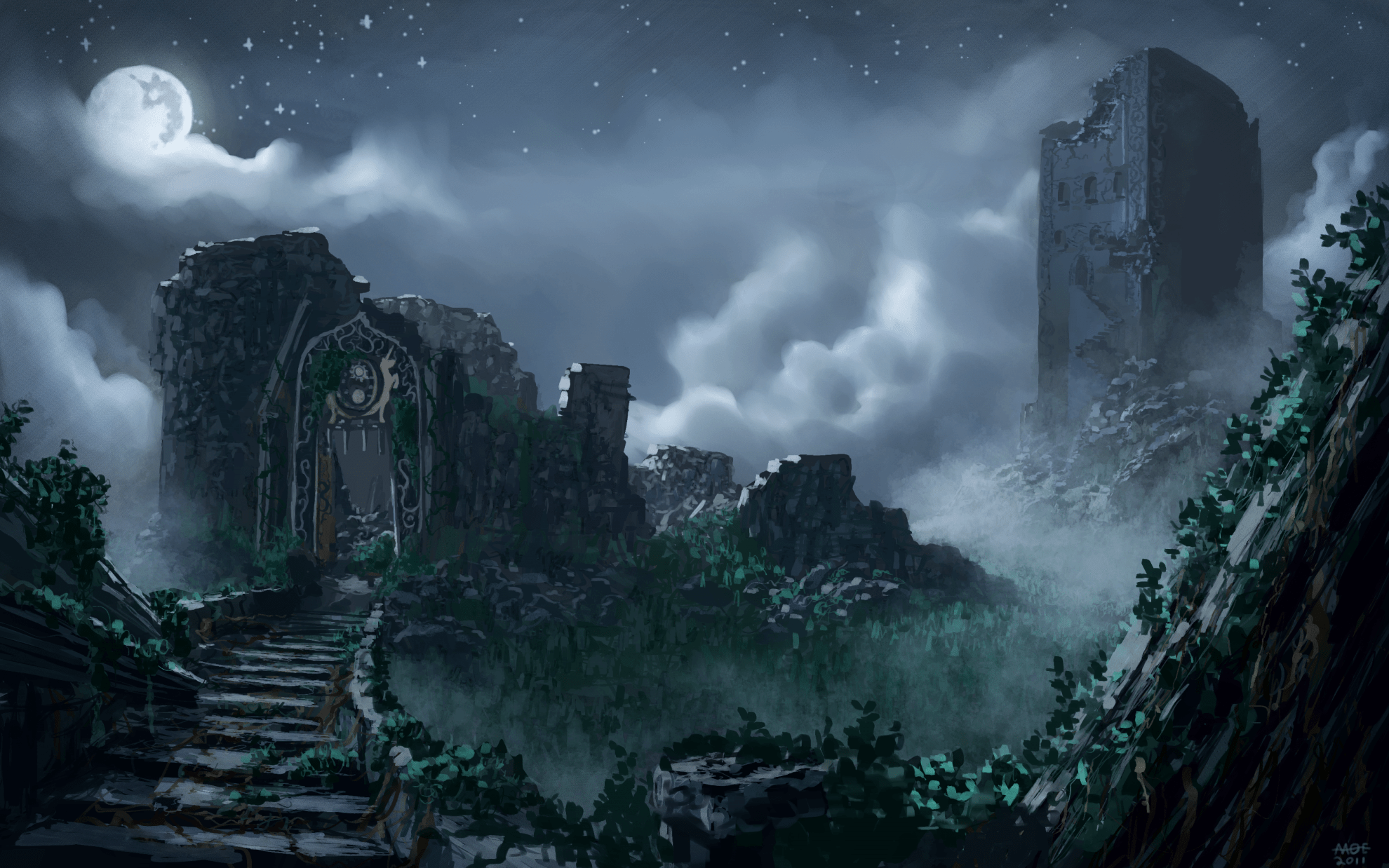 1980x1238 Ruins Wallpaper