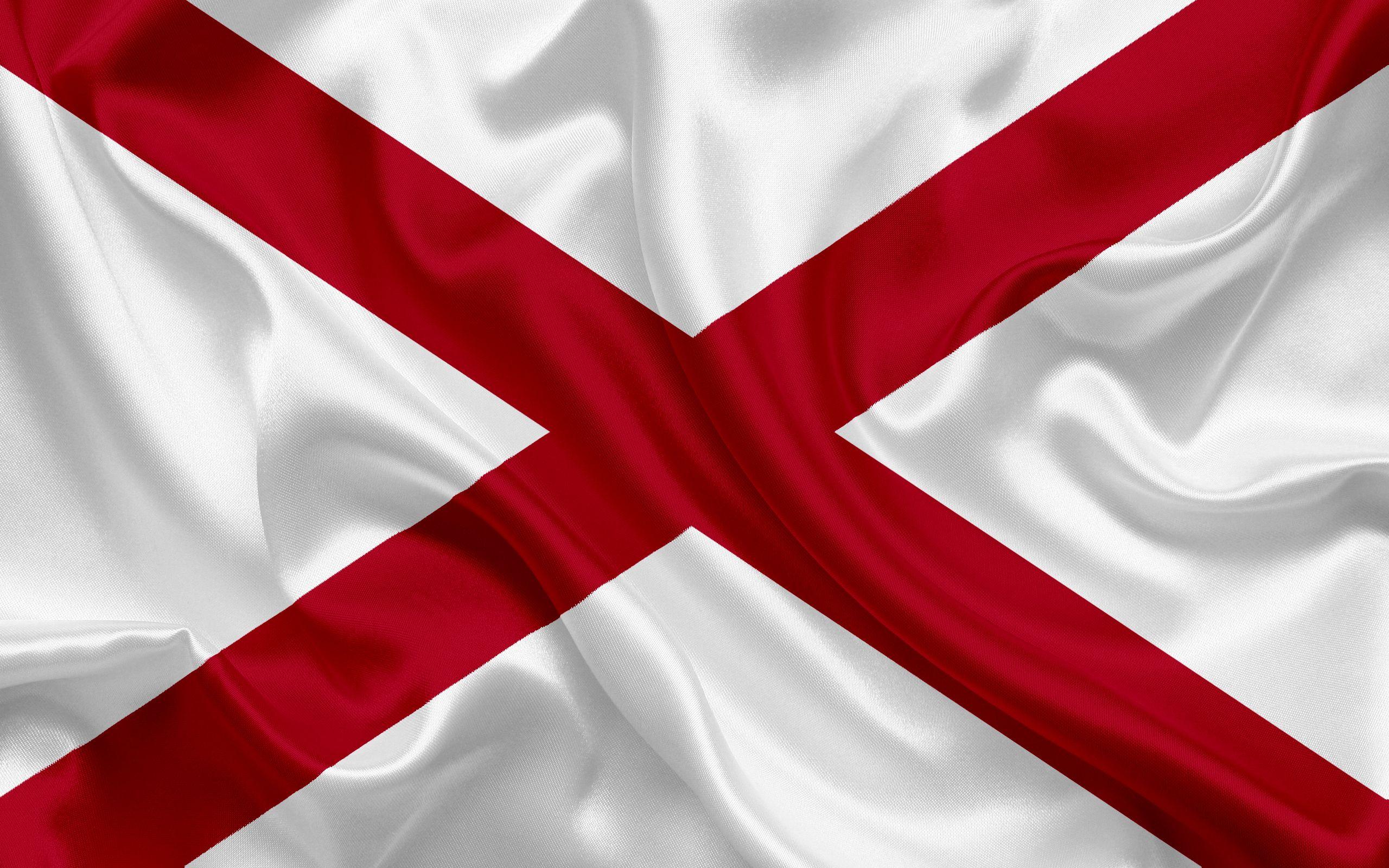 2560x1600 Download wallpaper Alabama Flag, flags of States, flag State of Alabama, USA, state Alabama, silk for desktop with resolution 2560x1600. High Quality HD picture wallpaper