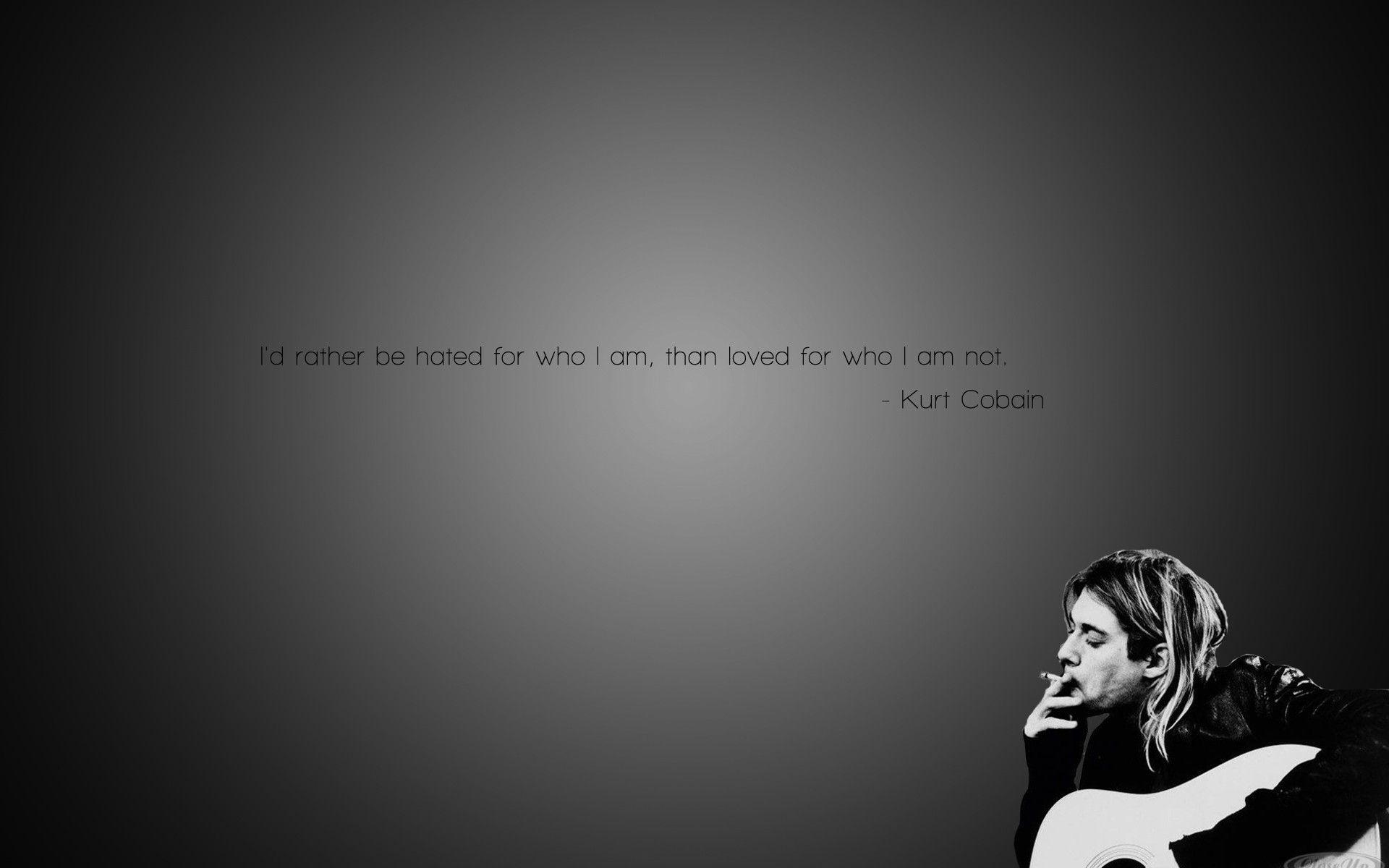 1920x1200 Free download black white grunge quotes nirvana kurt cobain cigarettes wallpaper [1920x1200] for your Desktop, Mobile & Tablet. Explore Nirvana Desktop Wallpaper. Kurt Cobain Wallpaper, Nirvana Logo Wallpaper, Nirvana iPhone Wallpaper