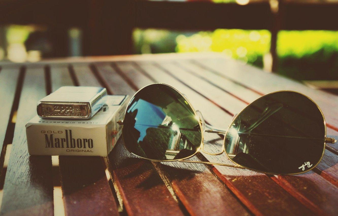 1332x850 Wallpaper lighter, glasses, zippo, cigarette, ray ban, marlboro image for desktop, section макро