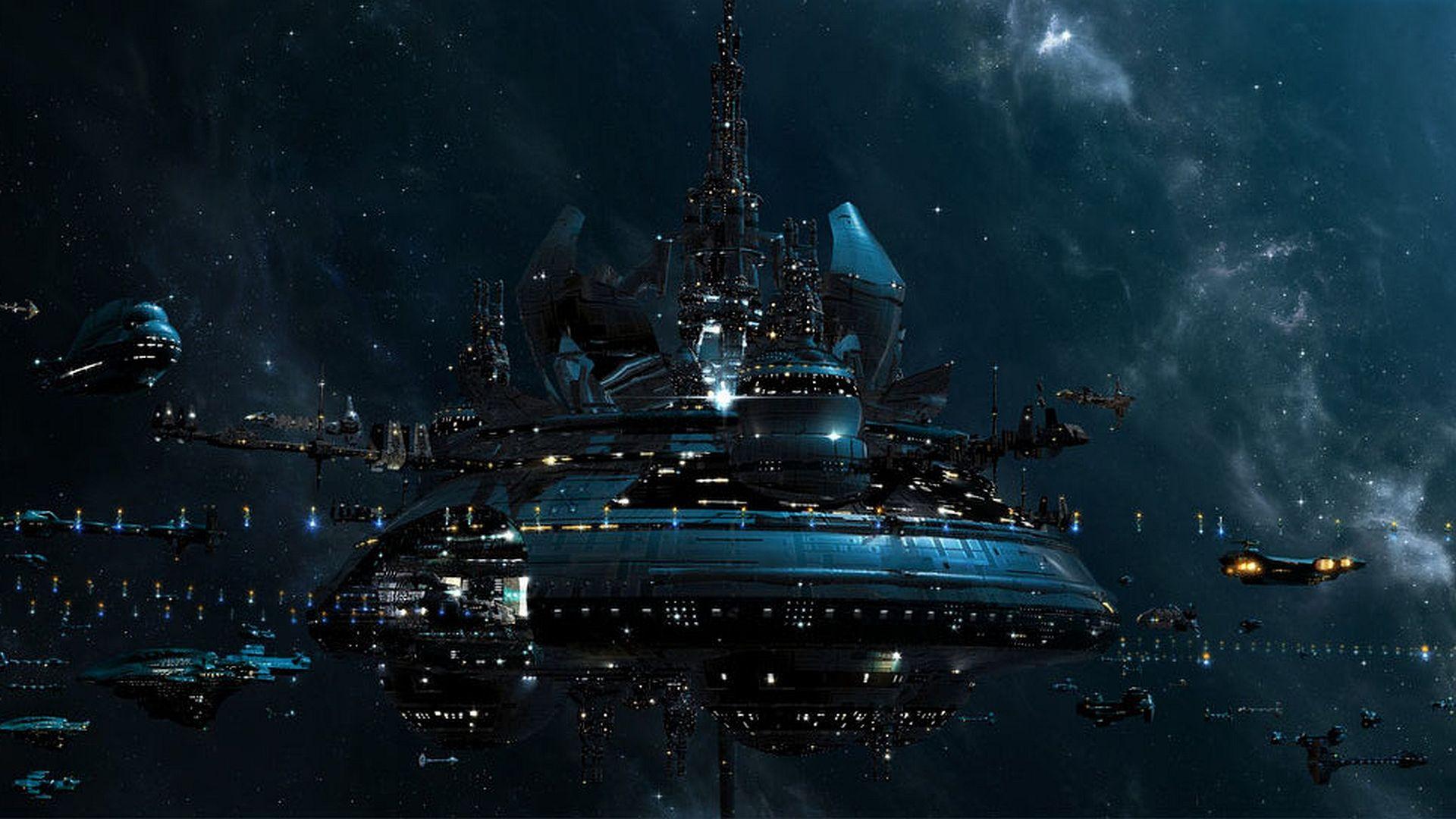1920x1080 Sci Fi City Wallpaper