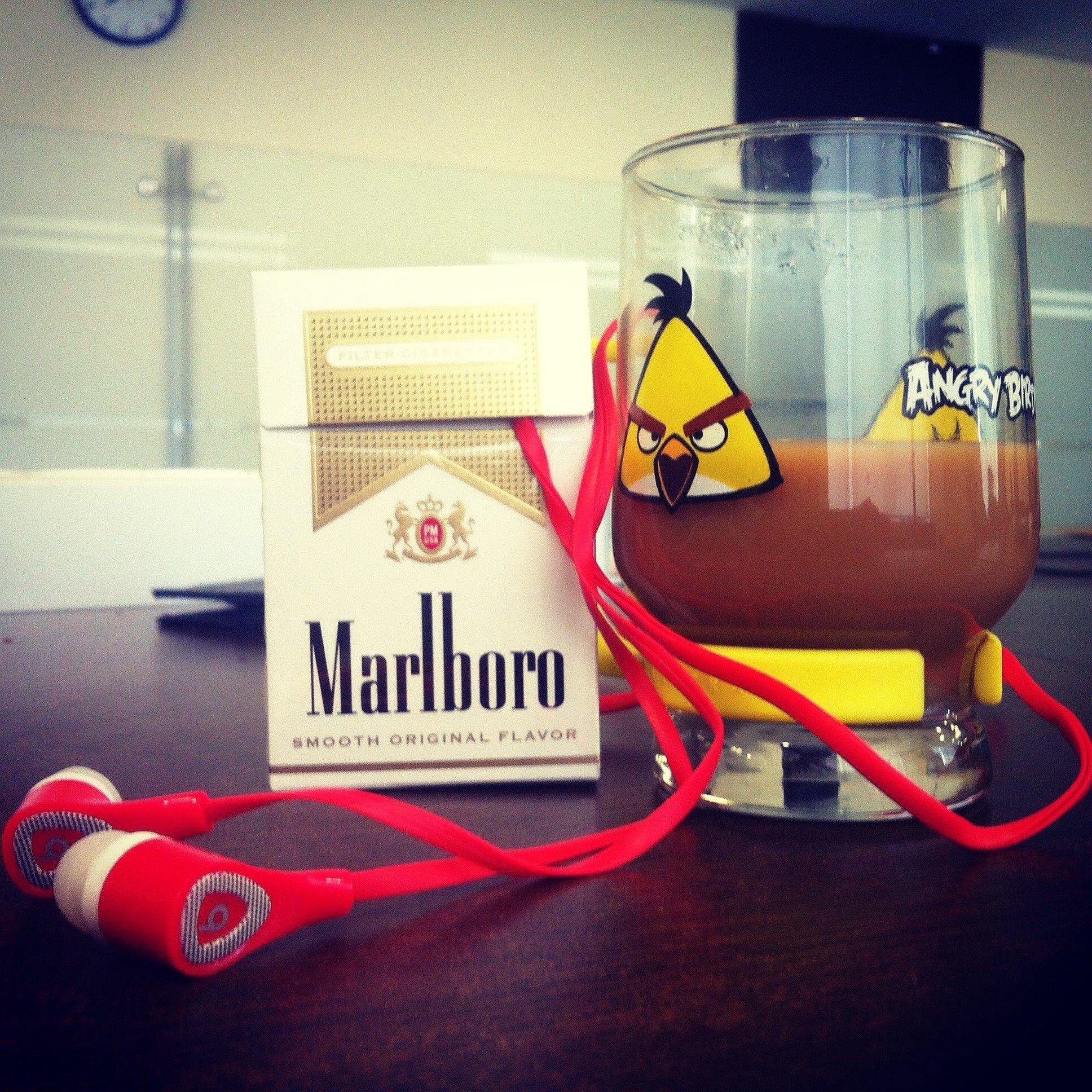 1936x1936 smoke, Nescafe, Marlboro, Headphones, Angry Birds, IPhone, Effects, Office, Cigarettes Wallpaper HD / Desktop and Mobile Background