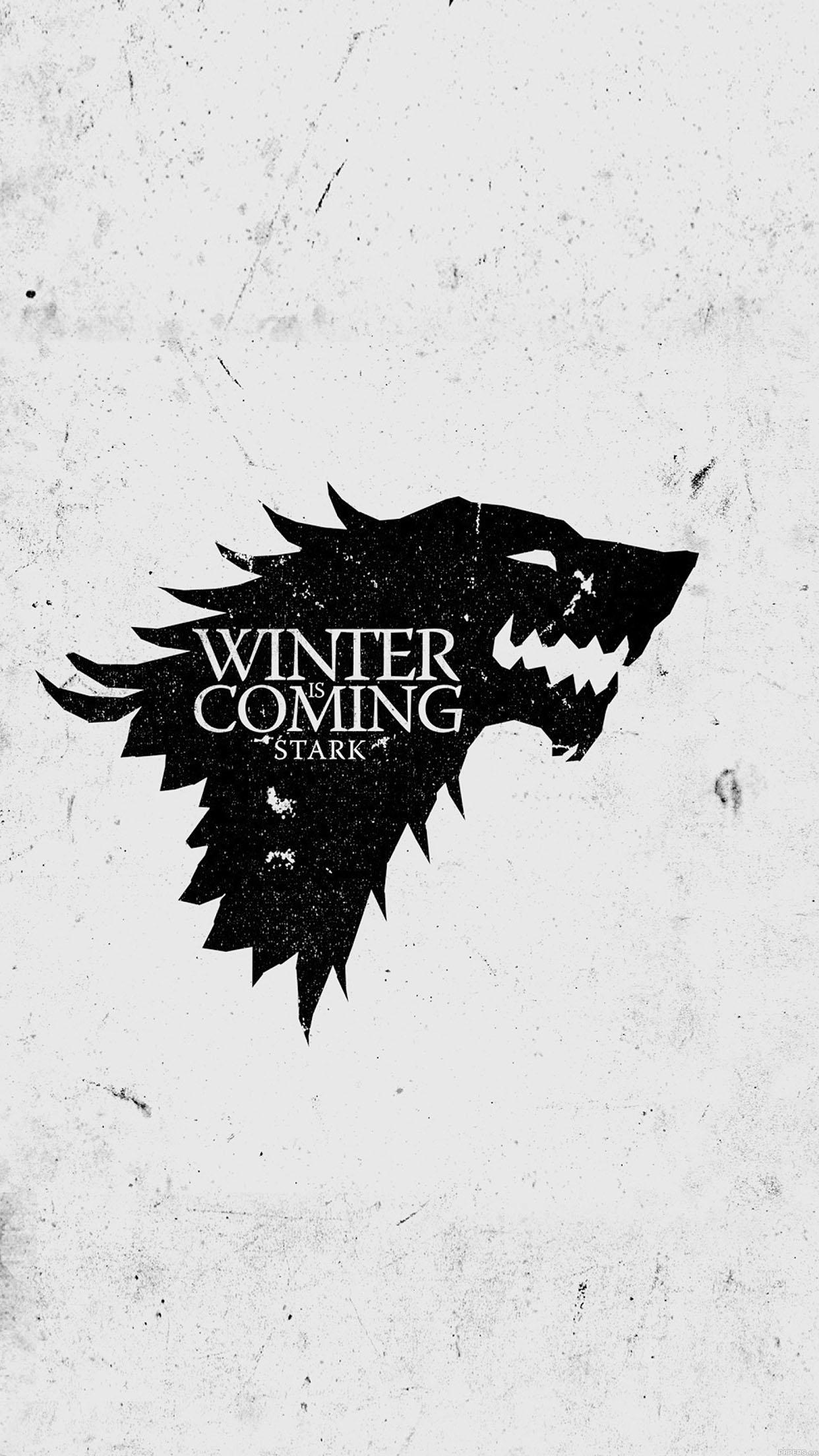 1242x2208 Winter Is Coming Background HD Wallpaper