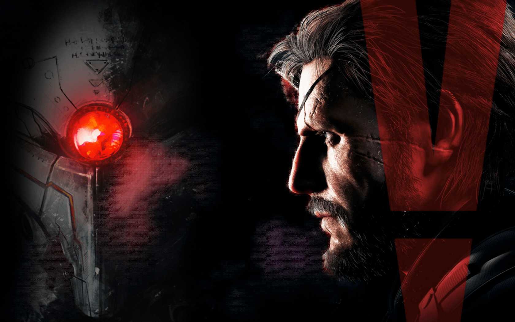 1680x1050 Mgs Wallpaper Naked Snake Gray Fox