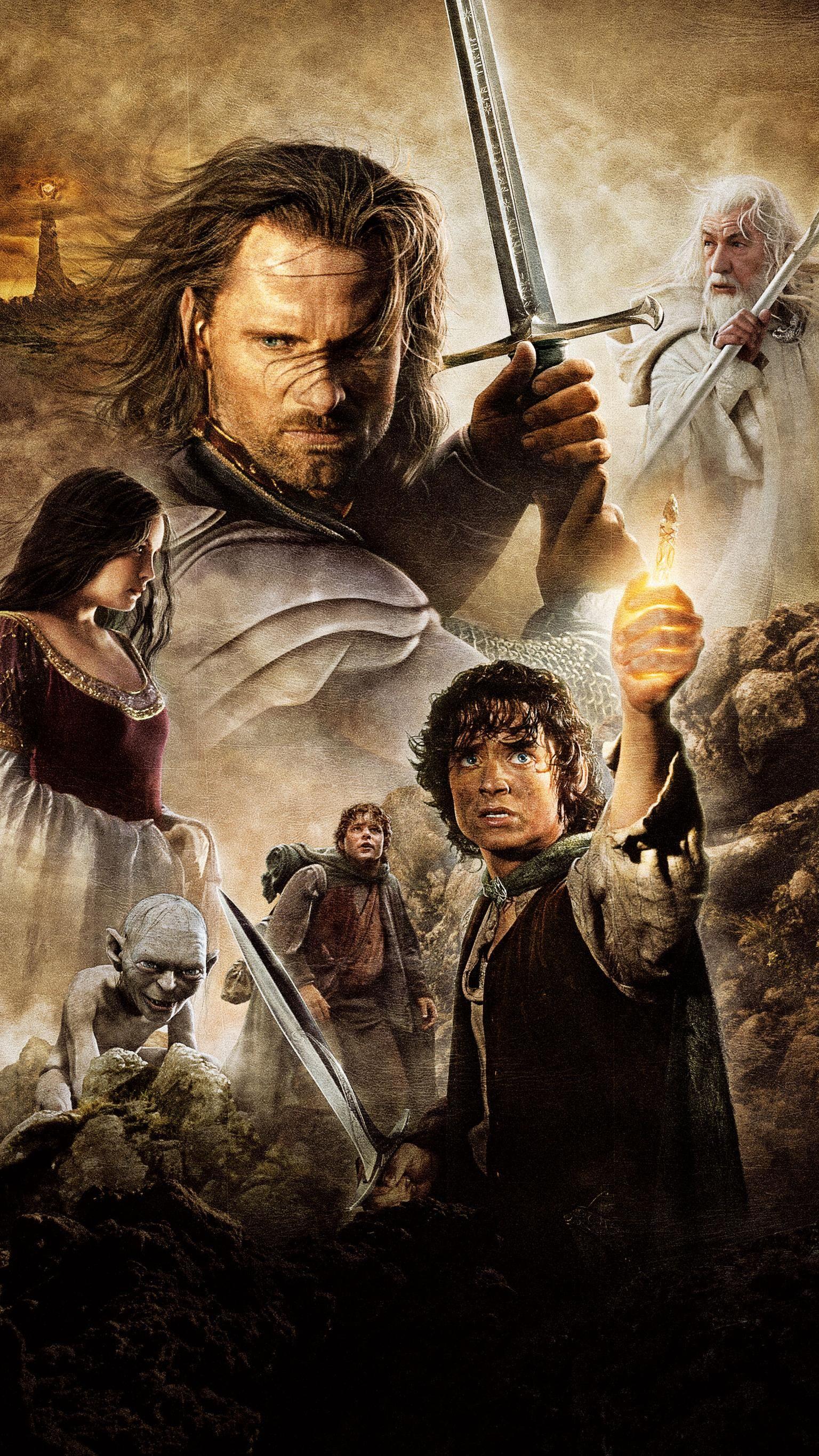 1536x2732 Lord of the Rings Phone Wallpaper. El señor de los anillos, El retorno del rey, Peliculas fantasia