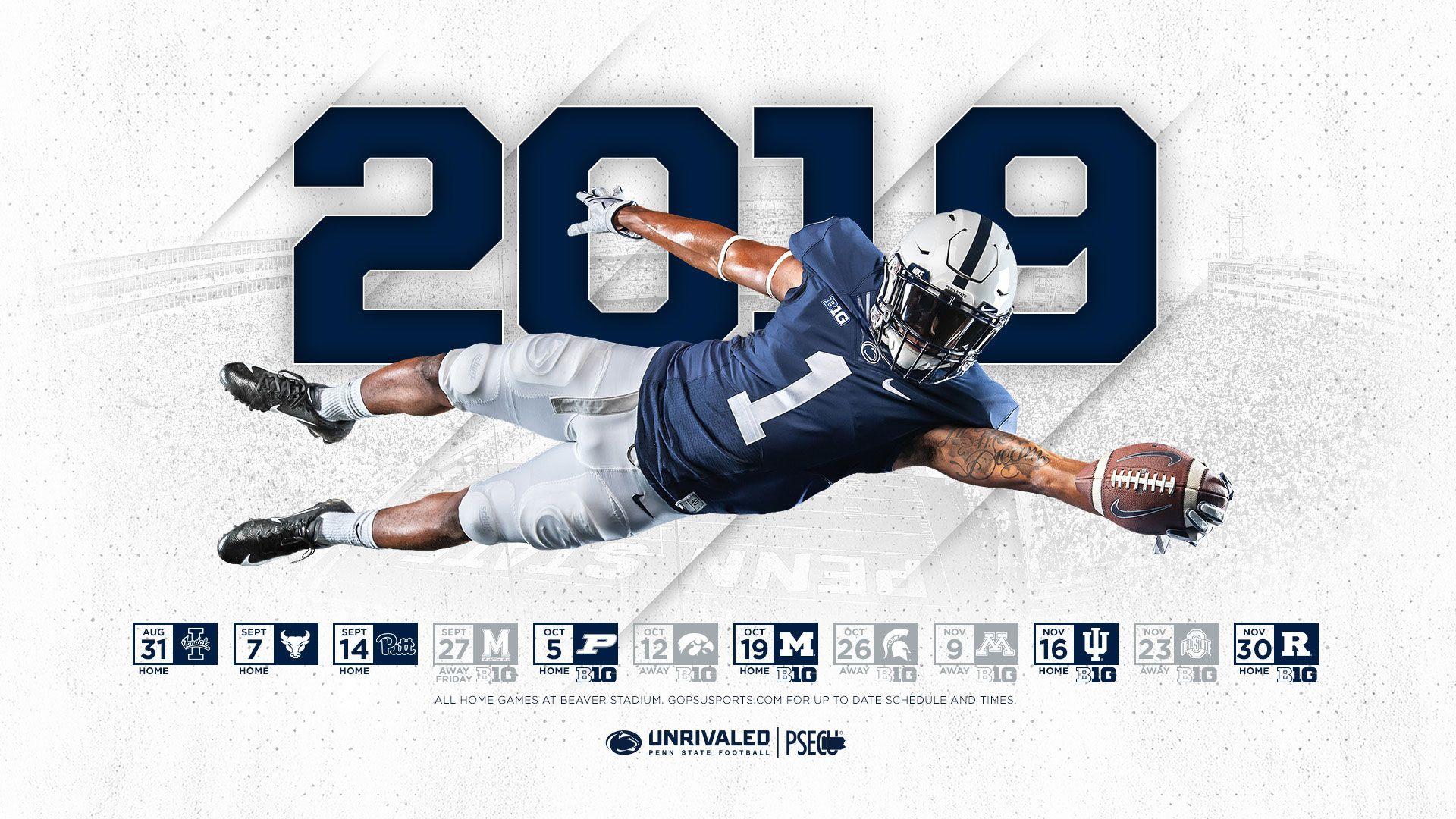 2023 Penn State Football Schedule: Downloadable Smartphone Wallpaper