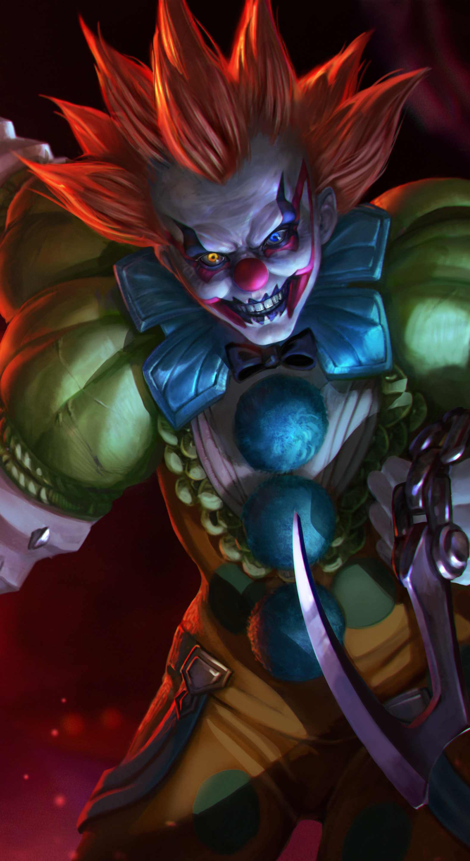 1579x2890 Lurking in the Shadows. the Rare 'Clownwalker!'