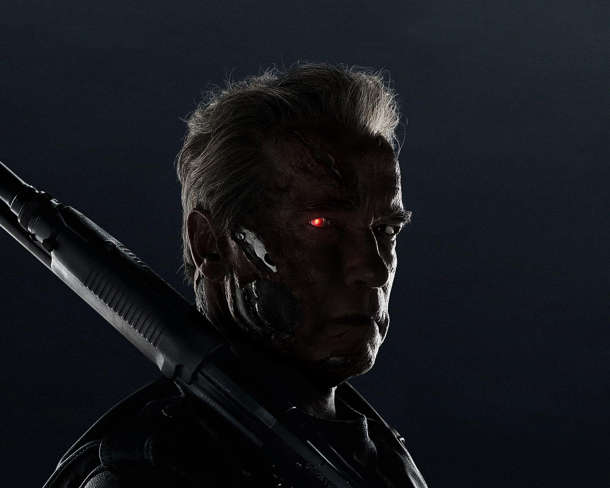 2000x1600 Red Eyes #T 800 Terminator Genisys #weapon Arnold Schwarzenegger #Terminator #movies #cyborg P #wallpa. Terminator Genisys, Terminator, Arnold Schwarzenegger