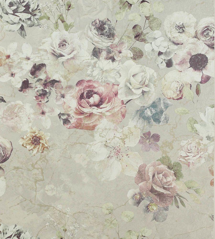 900x1000 Jane Churchill Rose Wallpaper