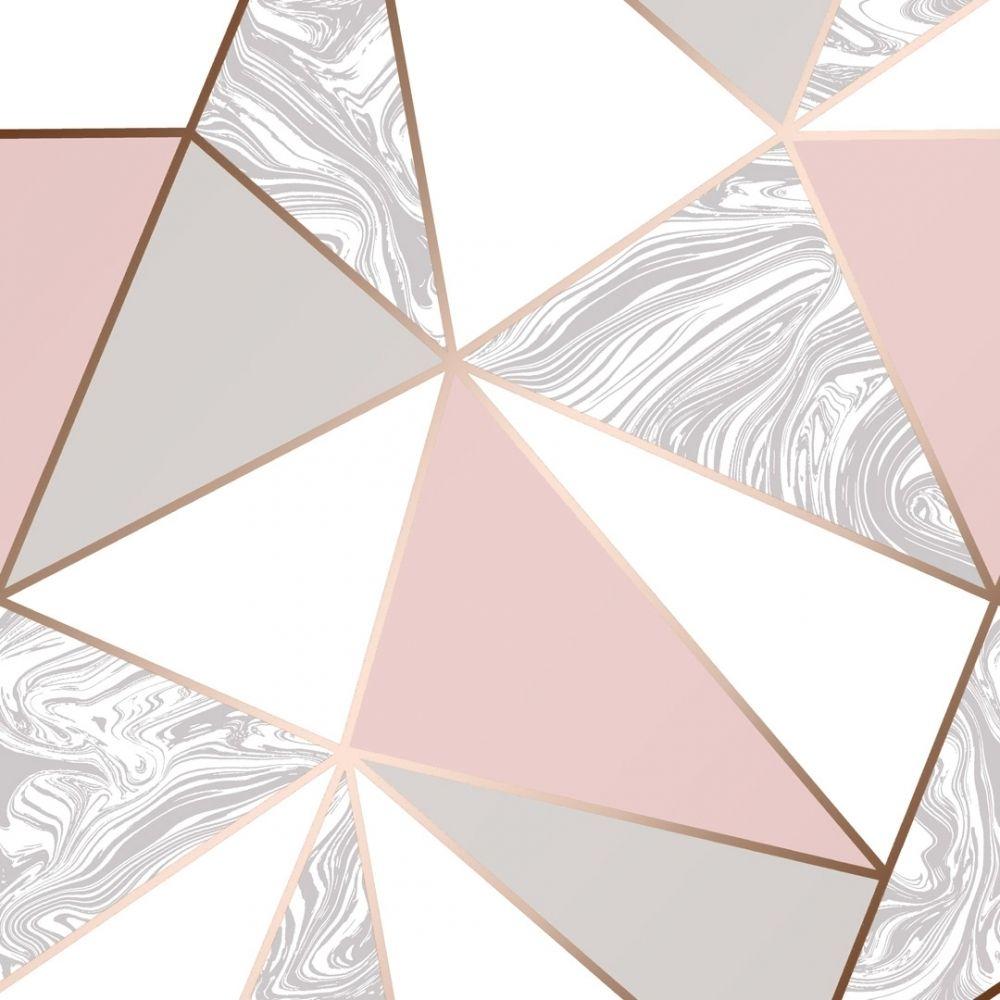 1000x1000 Zara Marble Metallic Wallpaper Soft Pink Rose Gold. I Love Wallpaper