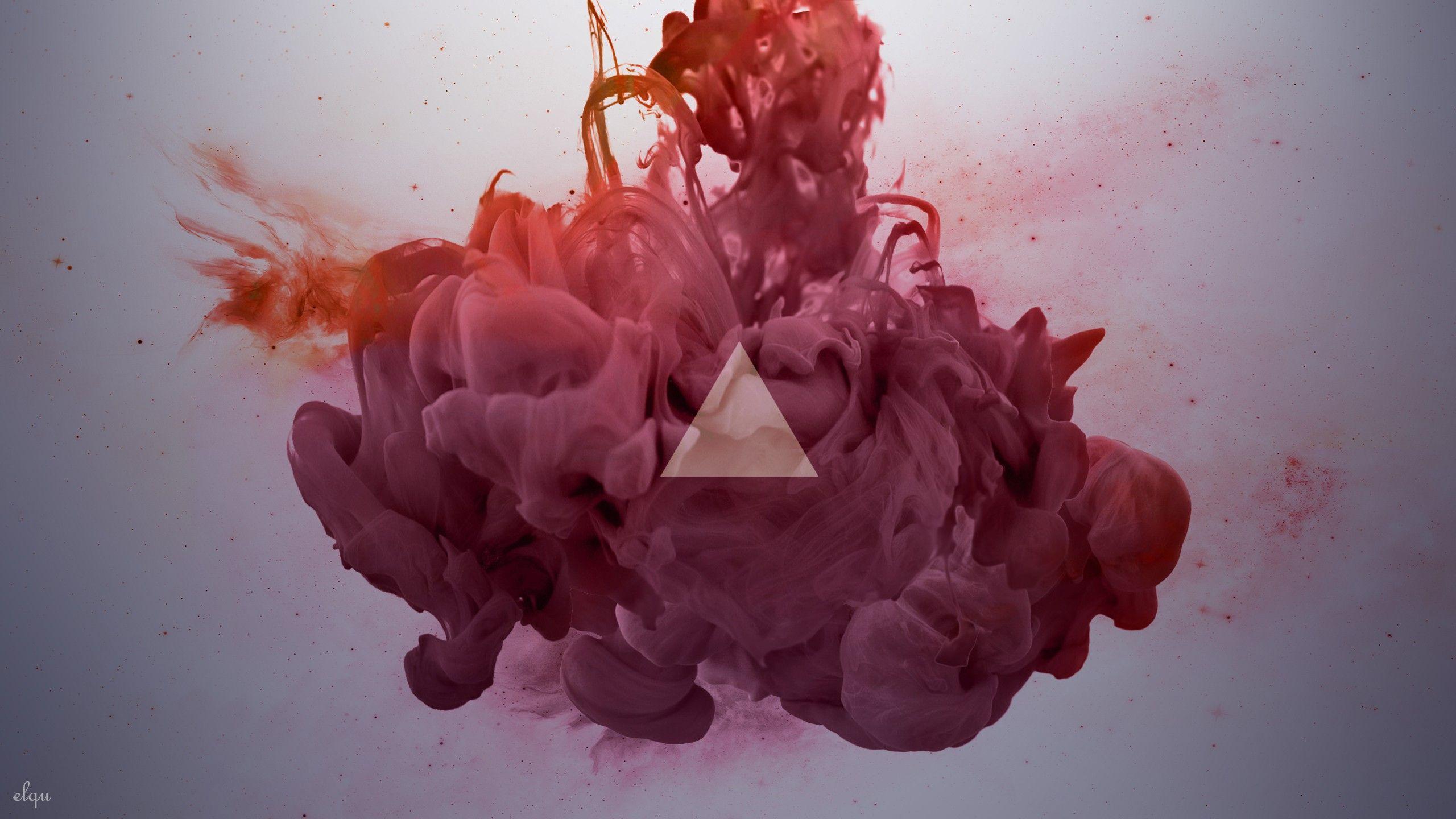 2560x1440 The triangle on the smears paint Desktop wallpaper 1400x1050