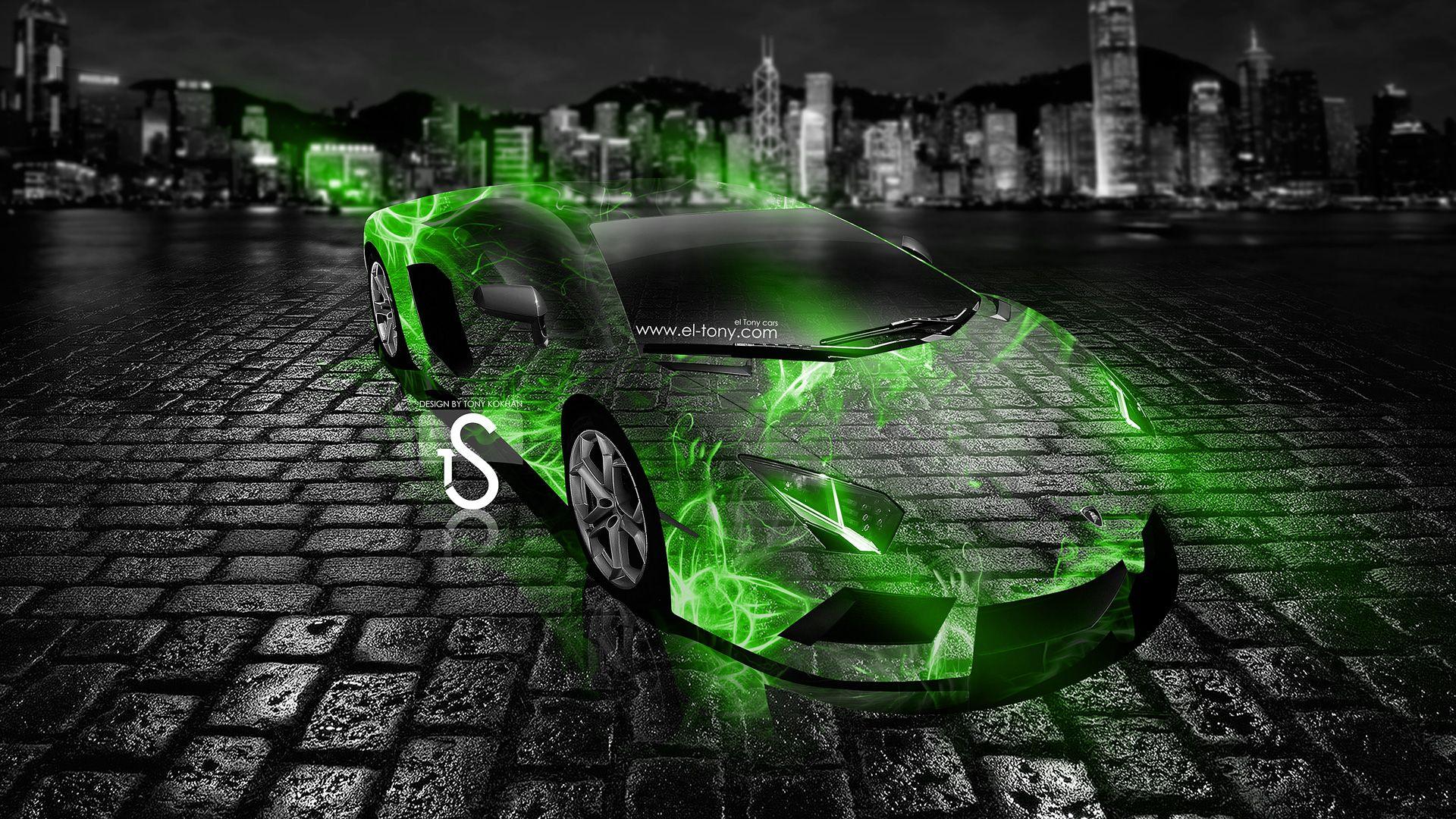 1920x1080 Lamborghini Aventador Crystal Abstract Car 2013 el Tony