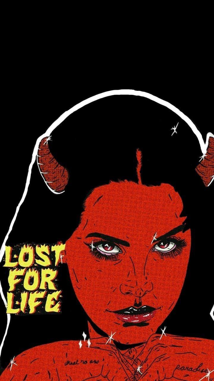 720x1280 lana del rey, devil girl, lust for life and pop art