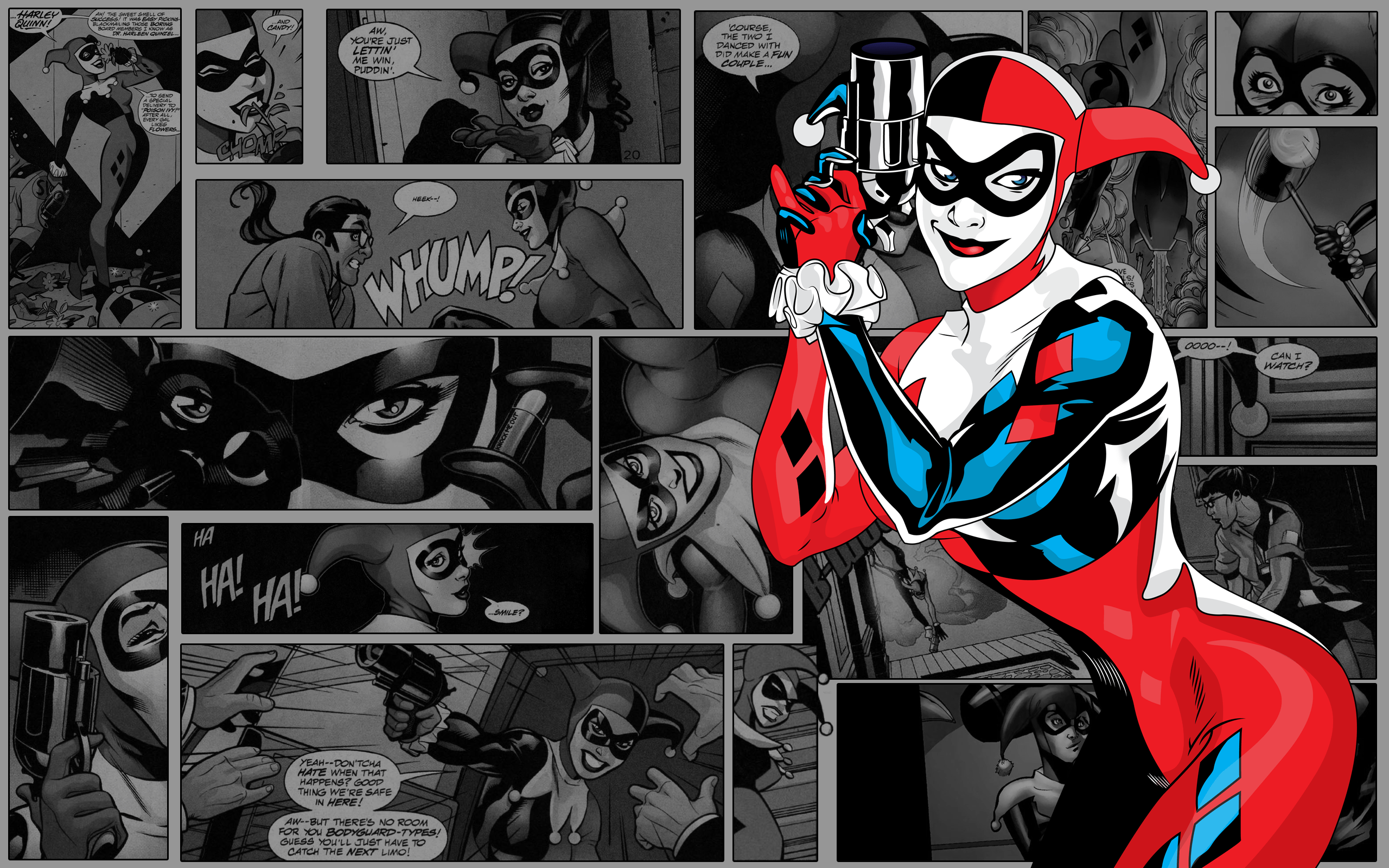 2560x1600 Harley Quinn Supervillain Wallpaper
