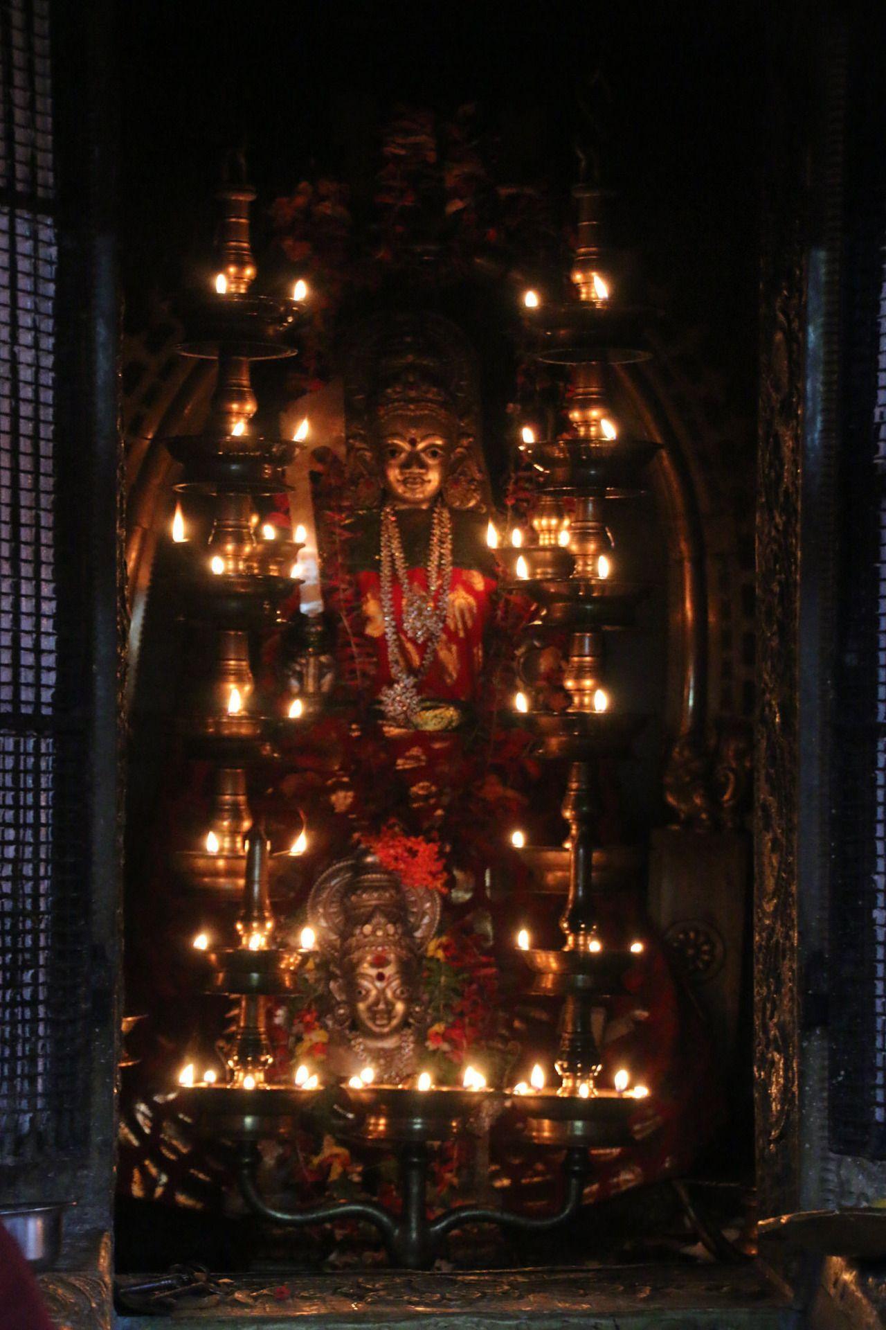 1280x1920 Goddess Bhagavati (Durga) Kerala temple. Lord shiva painting, Durga, Kali goddess