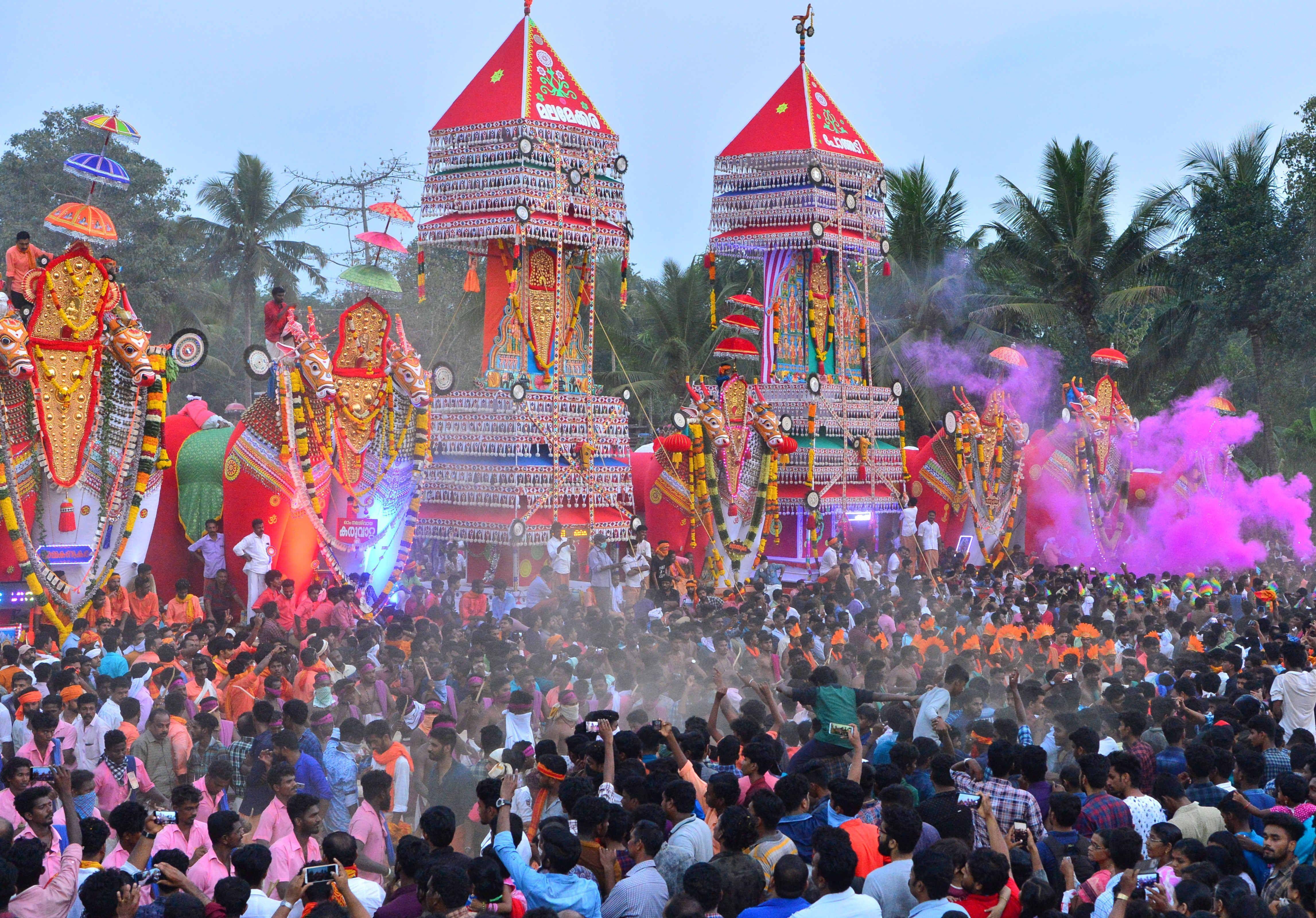 4586x3201 Trichenda Mangalam Mahadeva Temple festival Photo: Nikhilraj P. Festival, Photo, Temple