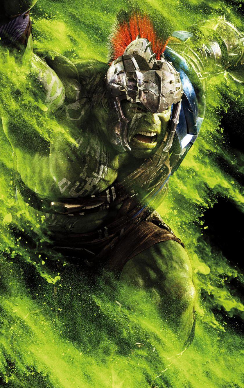 840x1336 Download 840x1336 wallpaper thor: ragnarok, movie, angry hulk