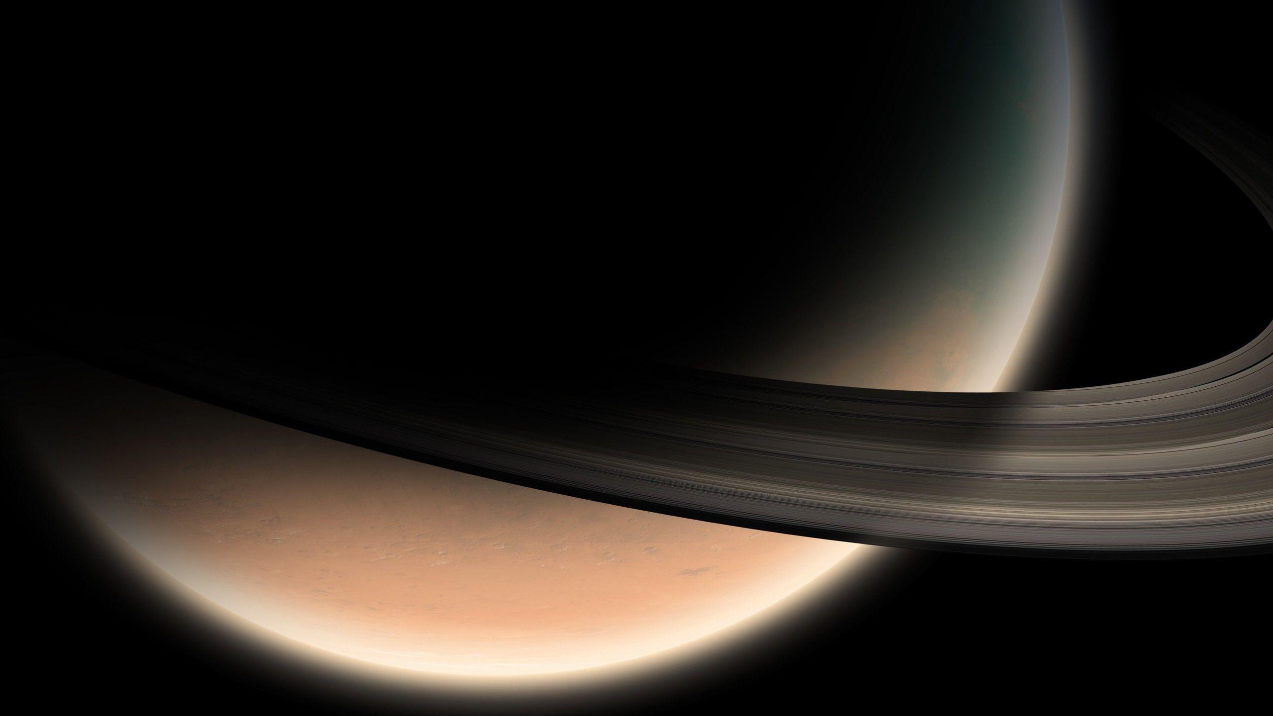 2560x1440 Wallpaper Saturn, Rings of Saturn, HD, 4K, Space,. Wallpaper for iPhone, Android, Mobile and Desktop
