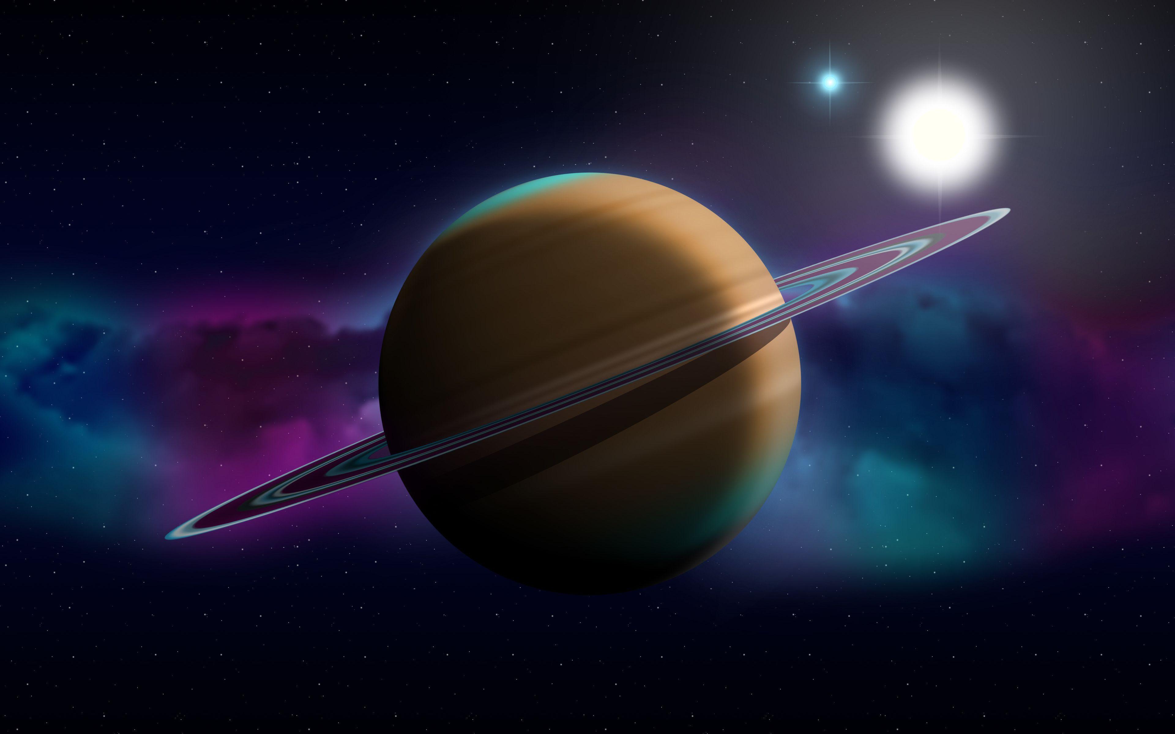 3840x2400 Desktop Wallpaper Planet, Saturn, Space, Digital Art, 4k, HD Image, Picture, Background, 41bb08