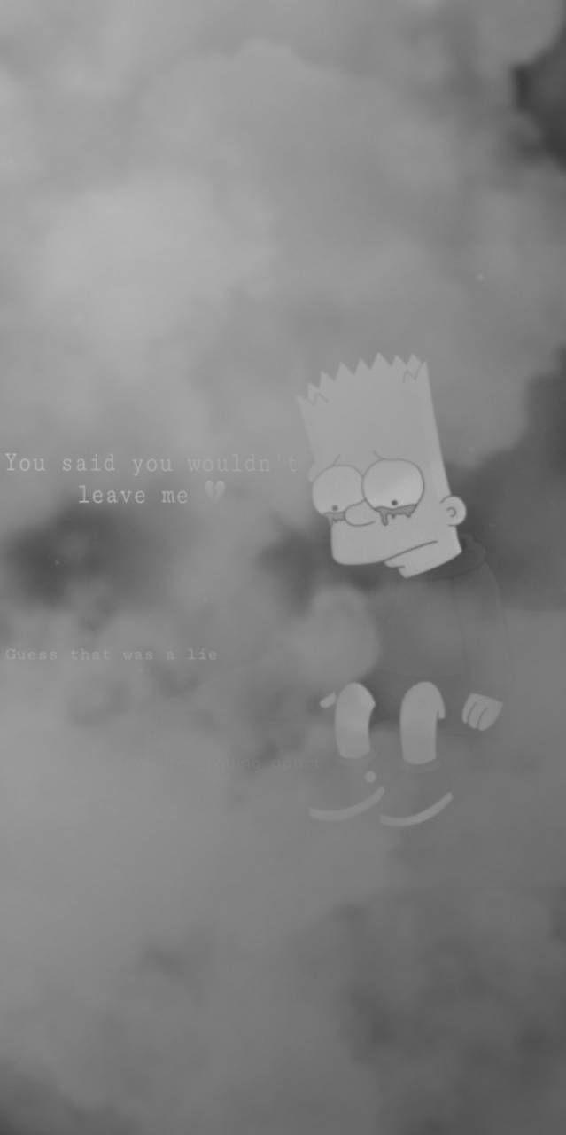 639x1280 Hình nền buồn khóc Bart