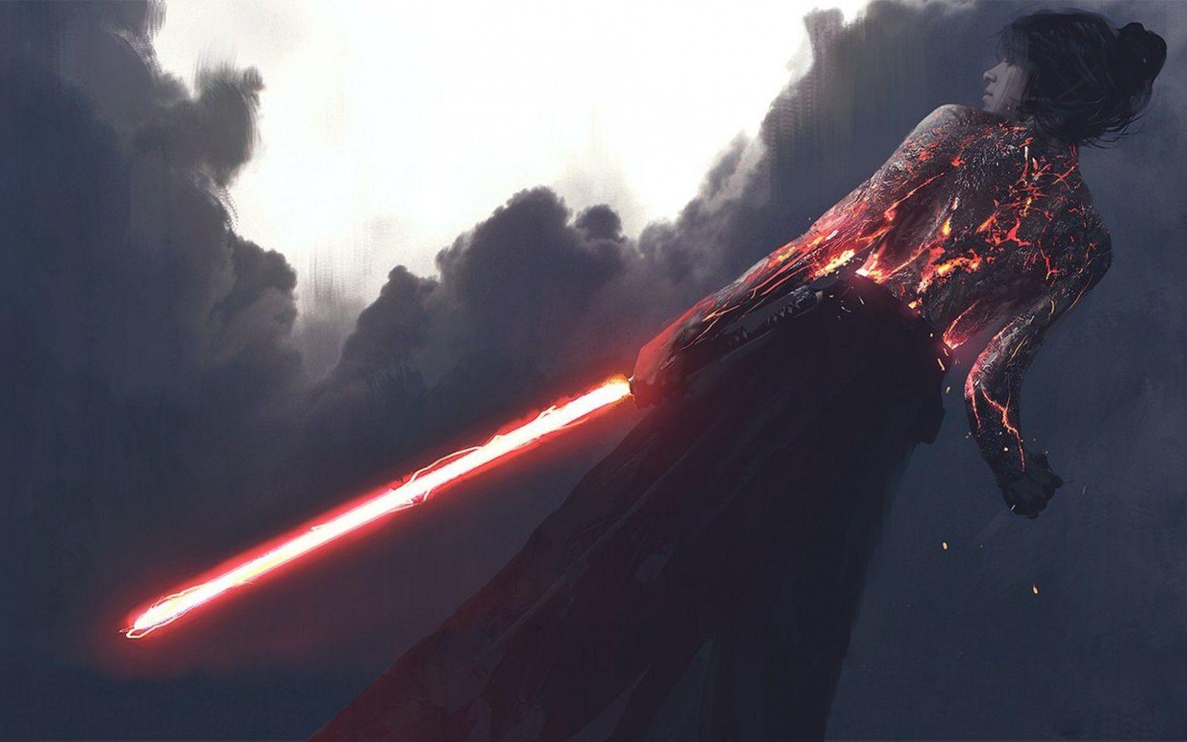 1680x1050 Free download Star Wars Girl Lightsaber The Dark Side Red wallpaper by kyouko [1680x1050] for your Desktop, Mobile & Tablet. Explore Star Wars Dark Side Wallpaper. Star Wars Star