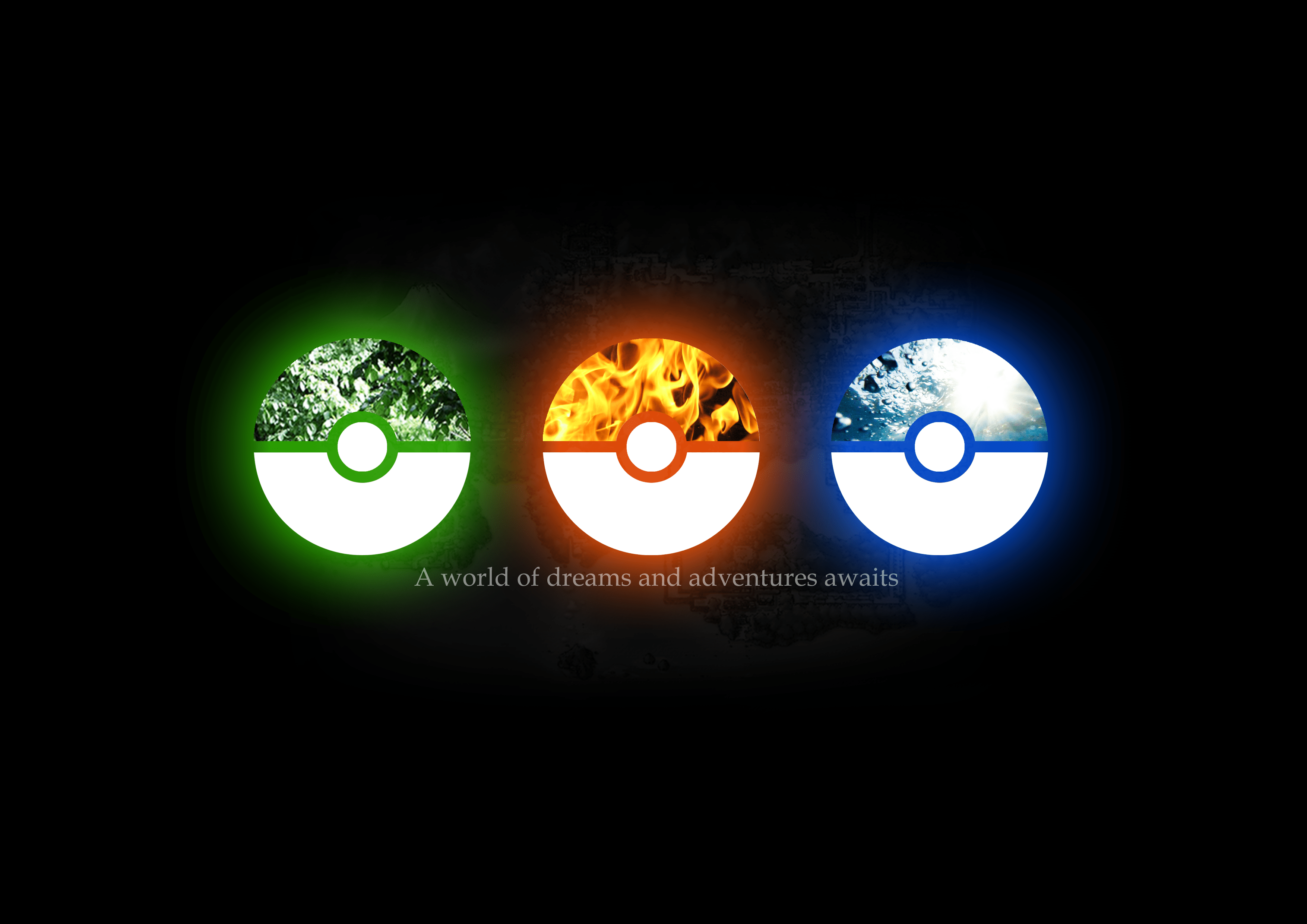 3508x2480 Pokemon in Pokeball Wallpaper
