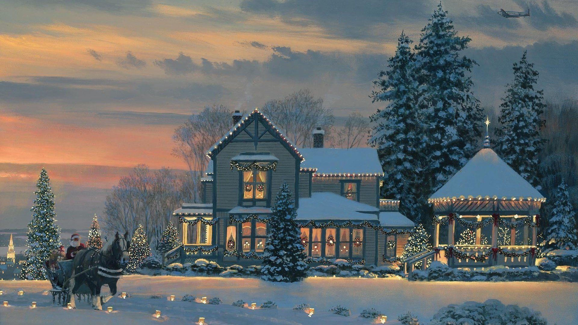 1920x1080 Holiday vacation happy magic christmas wallpaperx1080