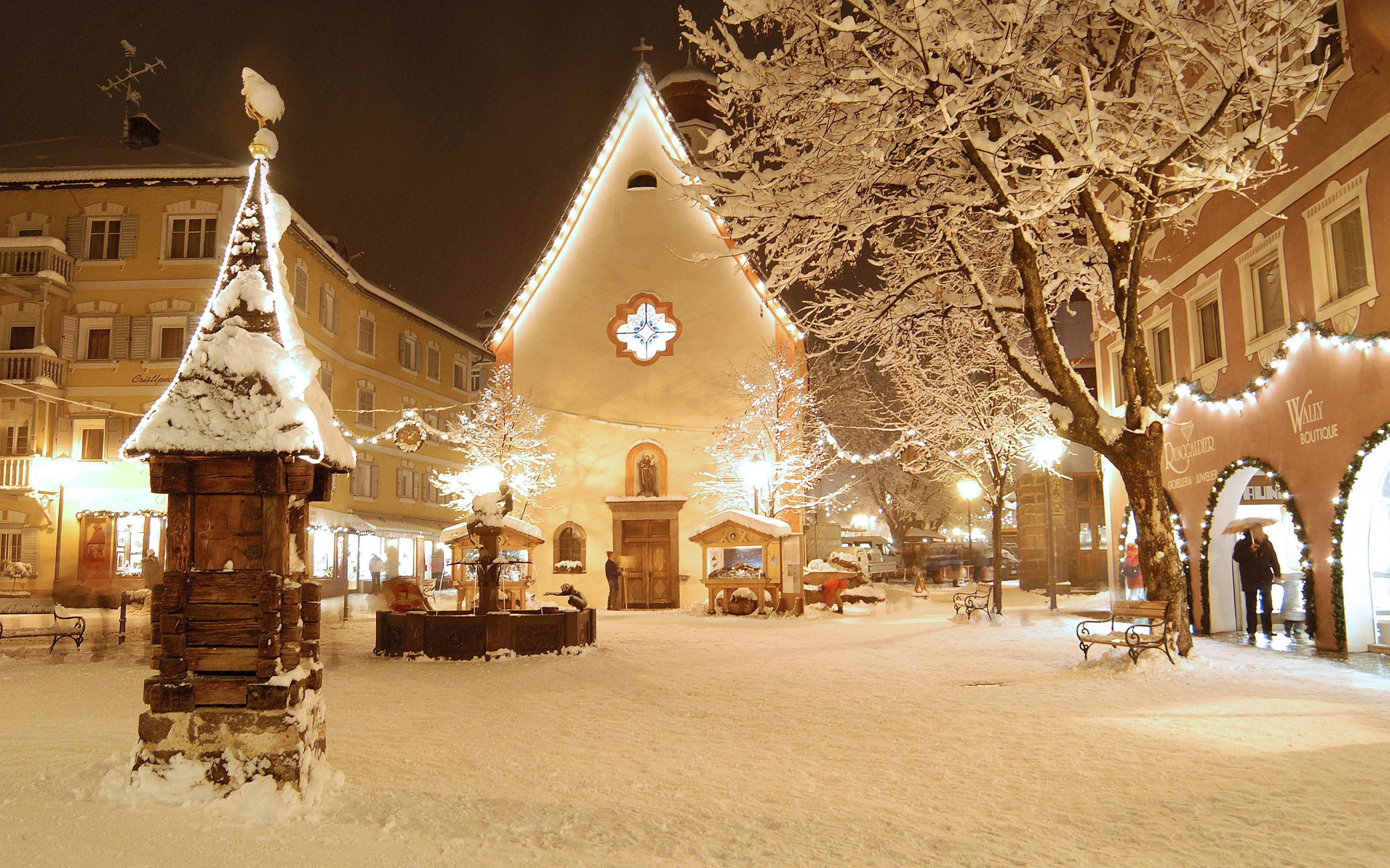 2880x1800 Free Winter Christmas Wallpaper Picture at Landscape Monodomo