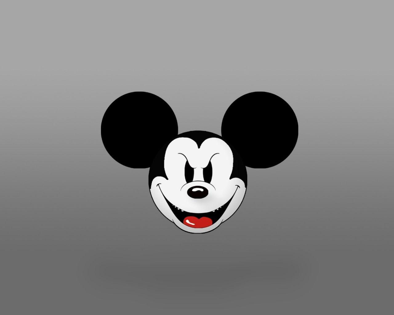 1280x1024 Mickey Mouse Wallpaper Black And White