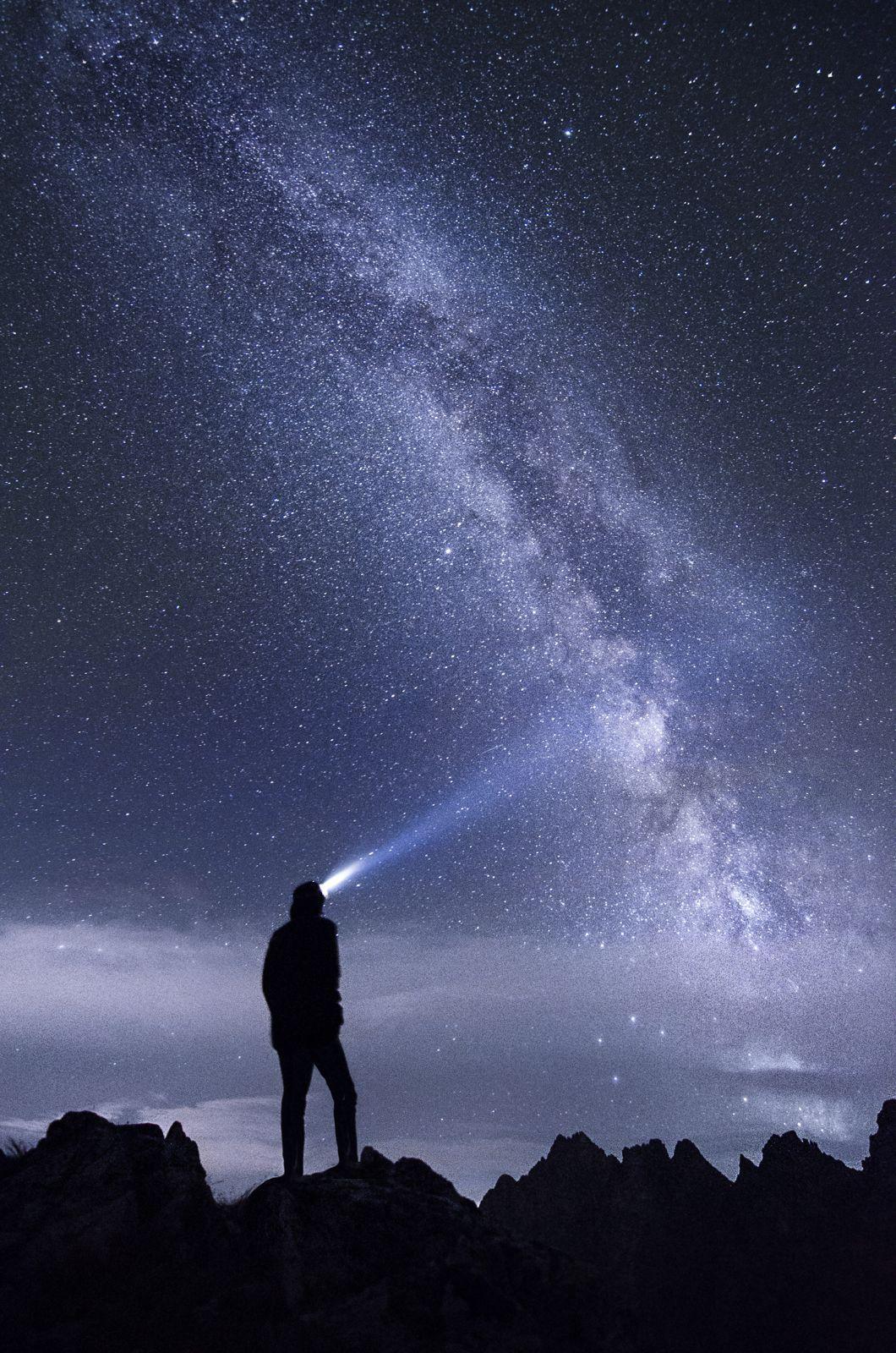 1060x1600 Sky Mountains Night Light Adventure Stars Wallpaper.com. Best High Quality Wallpaper