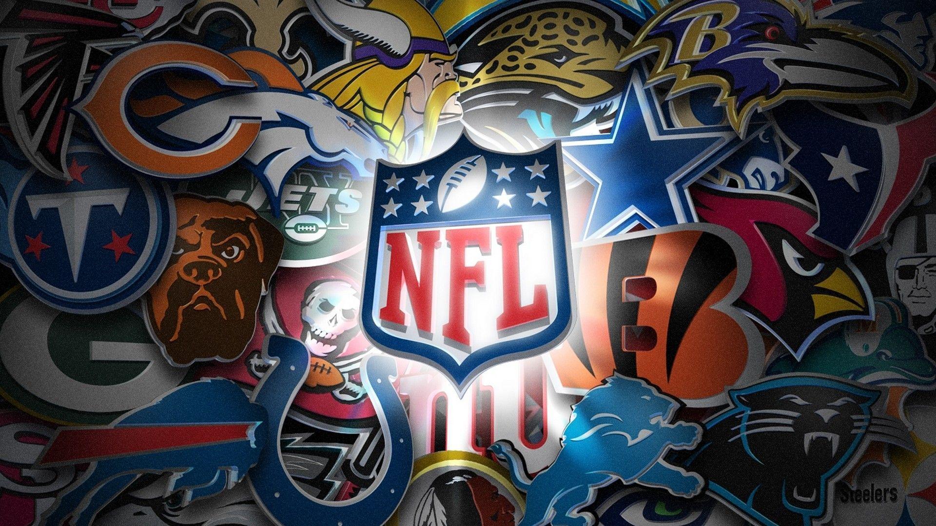 1920x1080 NFL Wallpaper. Nfl teams logos, Football wallpaper, Nfl logo