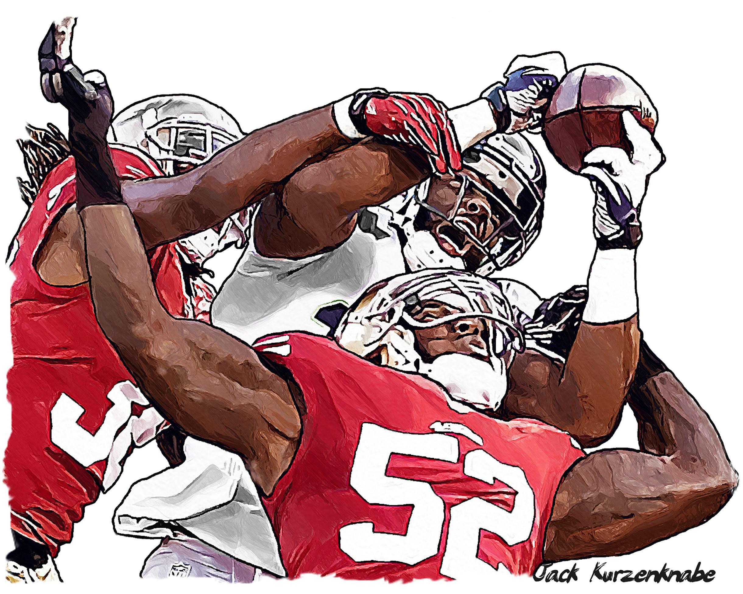 2440x1952 Cartoon NFL Wallpaper