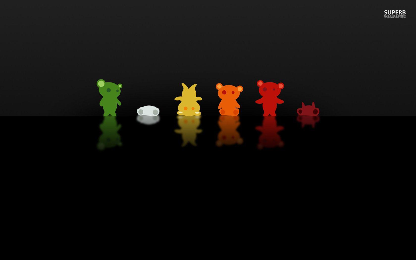1680x1050 Gummy Bear Wallpaper