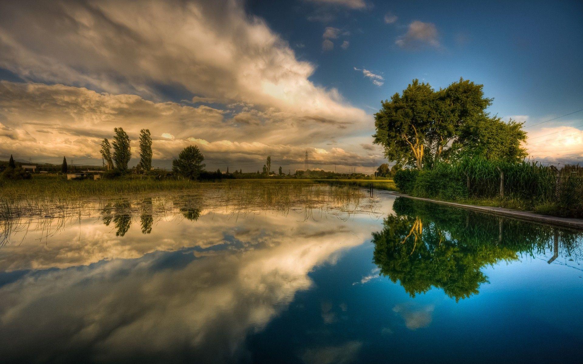 1920x1200 Clear Lake Reflection