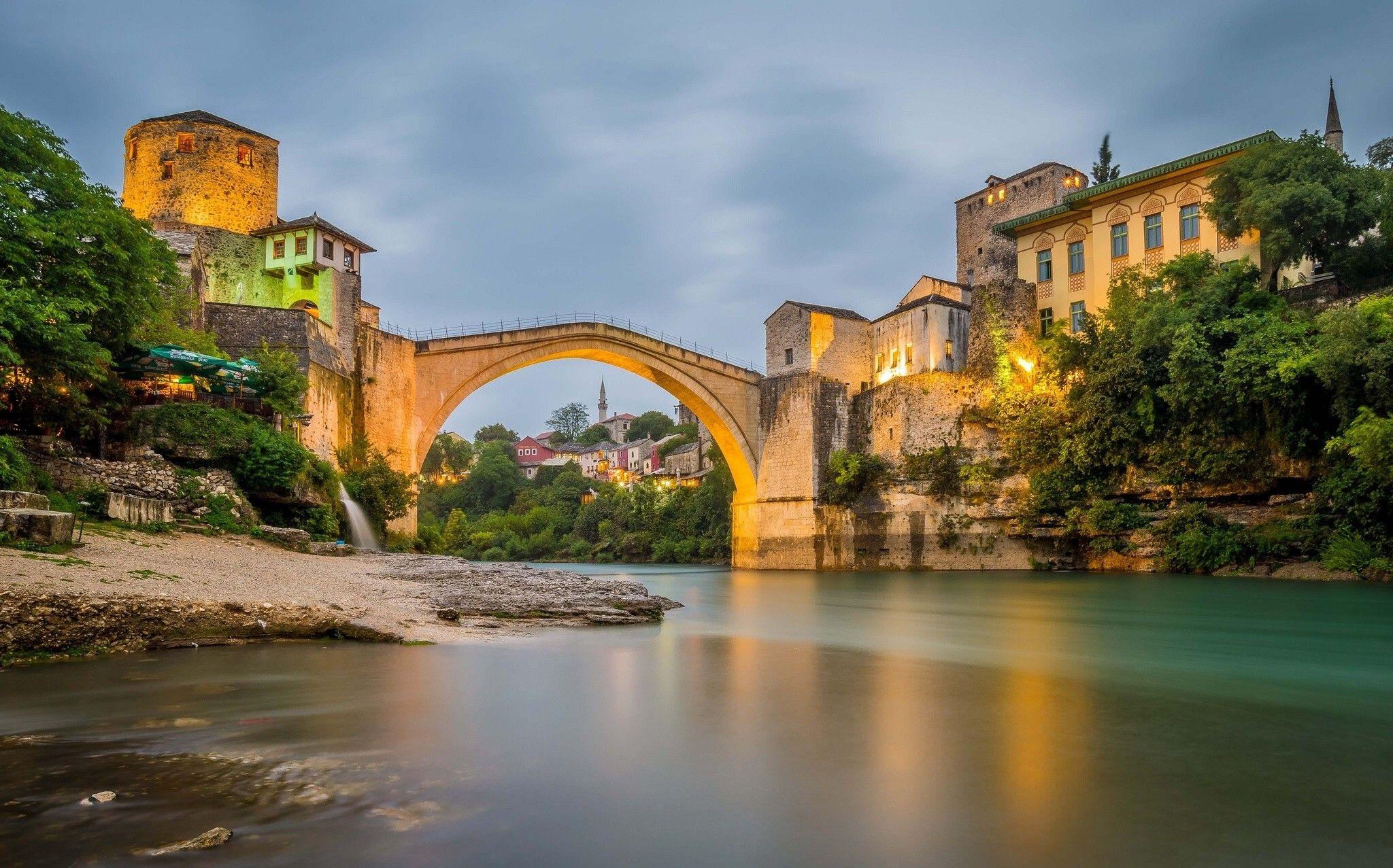 Mostar Bridge Wallpapers Top Free Mostar Bridge Backgrounds 