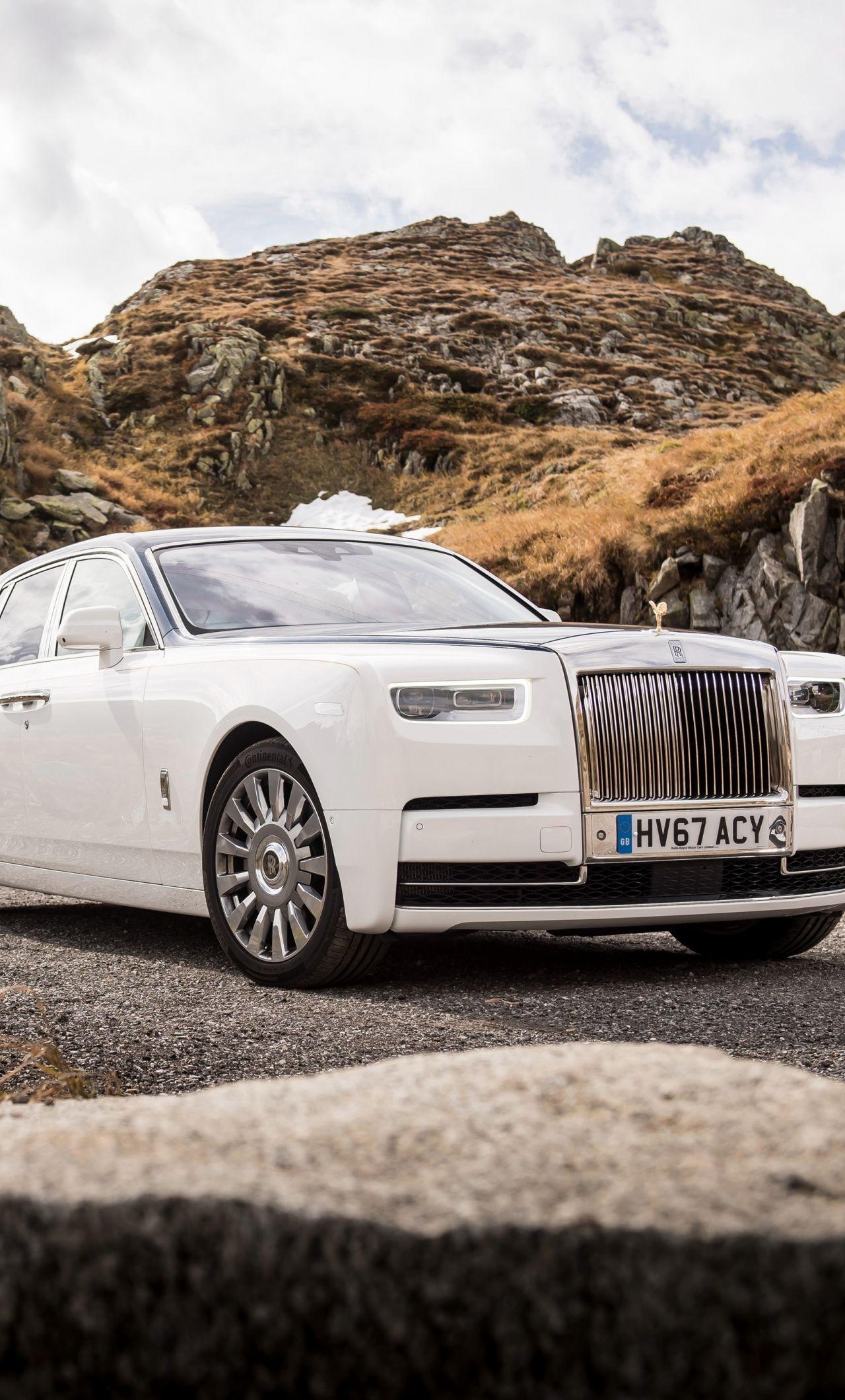 1280x2120 Download Wallpaper 1280x2120 White Rolls Royce Phantom, Off Road, Iphone 6 Plus, 1280x2120 HD Background, 21236