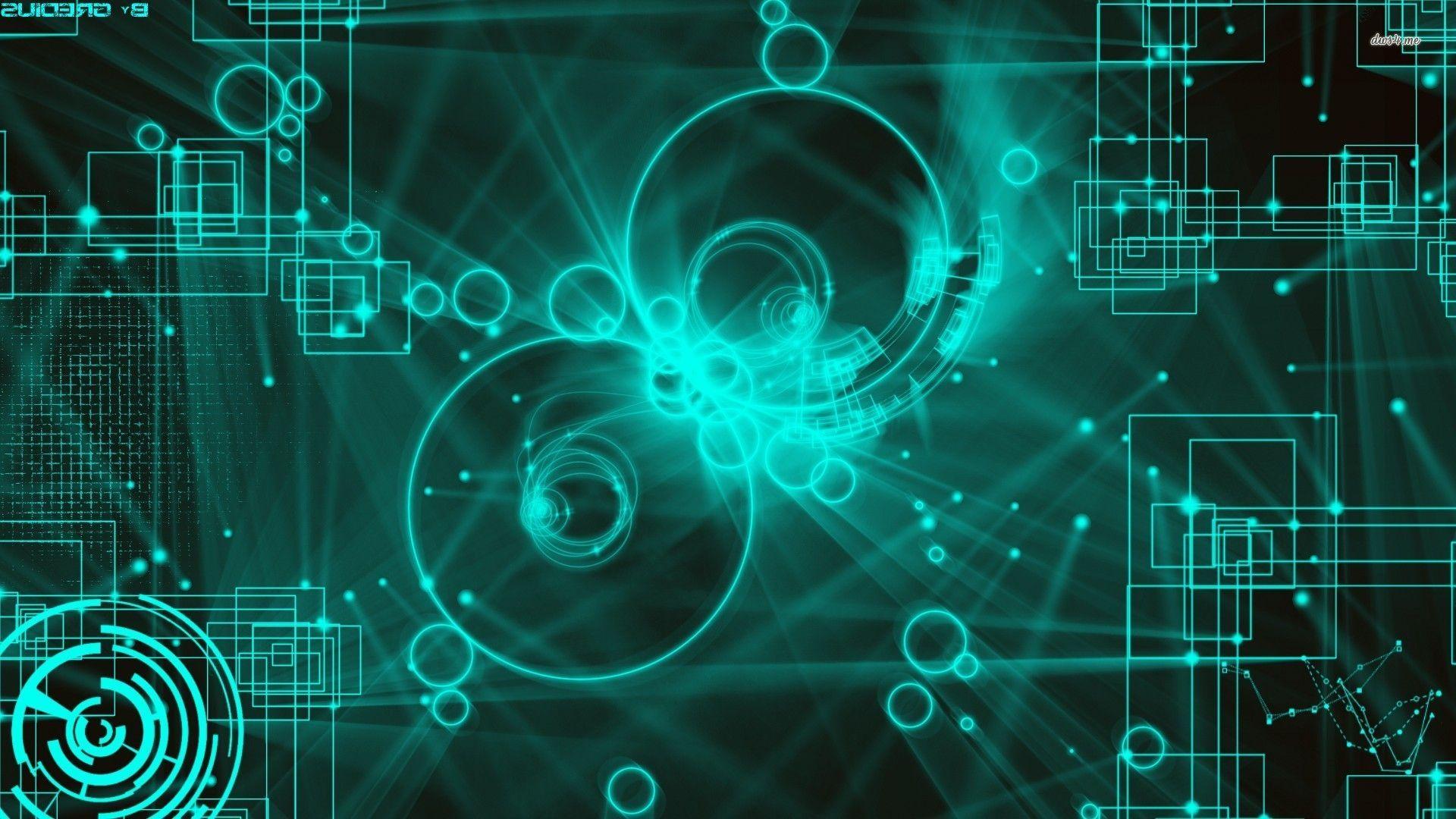 1920x1080 Glowing grid and circles HD wallpaper. Of wallpaper, HD 1080p, Belas artes
