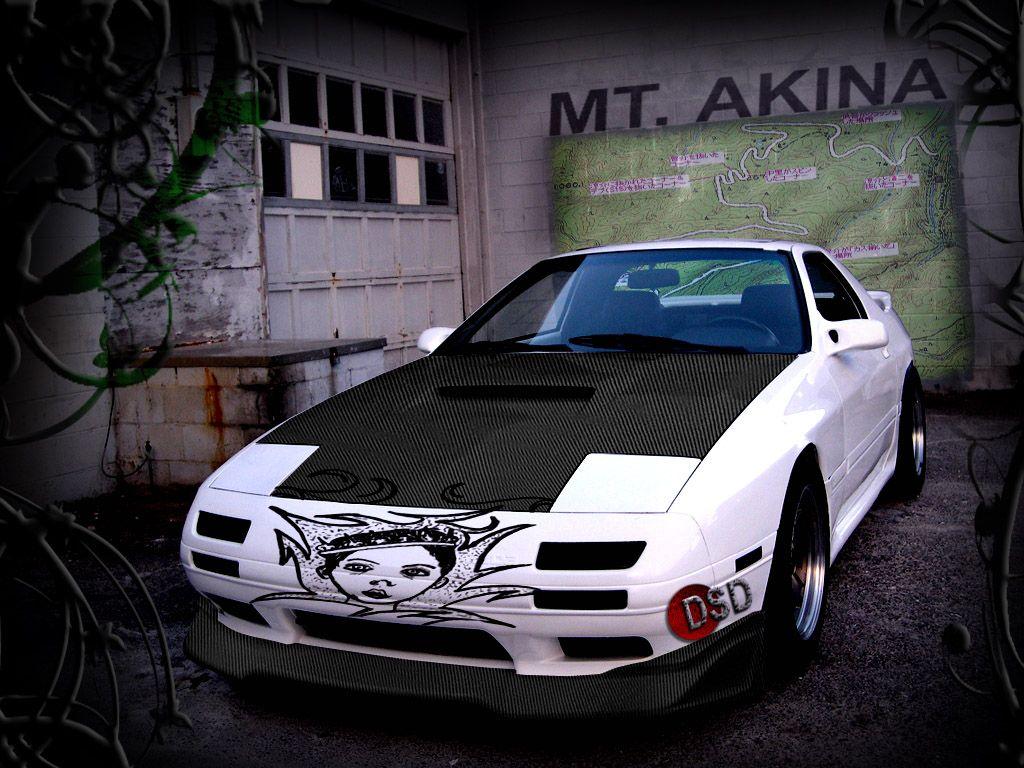 1024x768 Mt. Akina RX7 Wallpaper