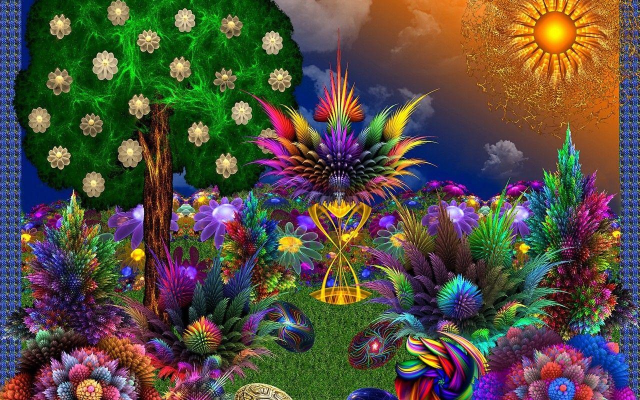 1280x800 Paradise Fractal wallpaper. Paradise Fractal