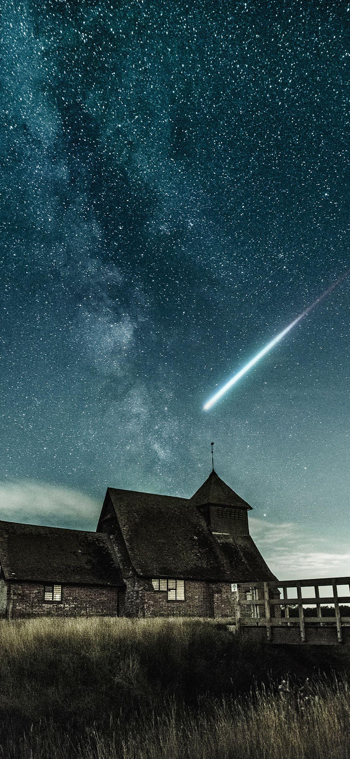 1125x2436 Night Country Sky Star Space Nature Wallpaper
