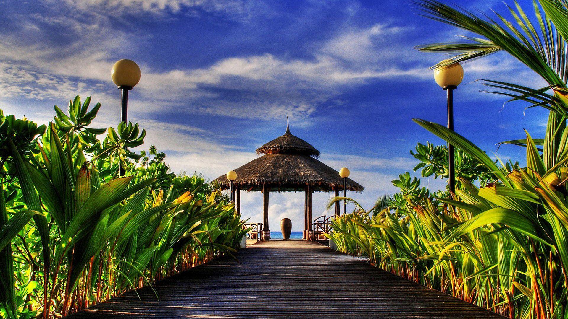1920x1080 Welcome Paradise HDR # 1920x1080. All For Desktop