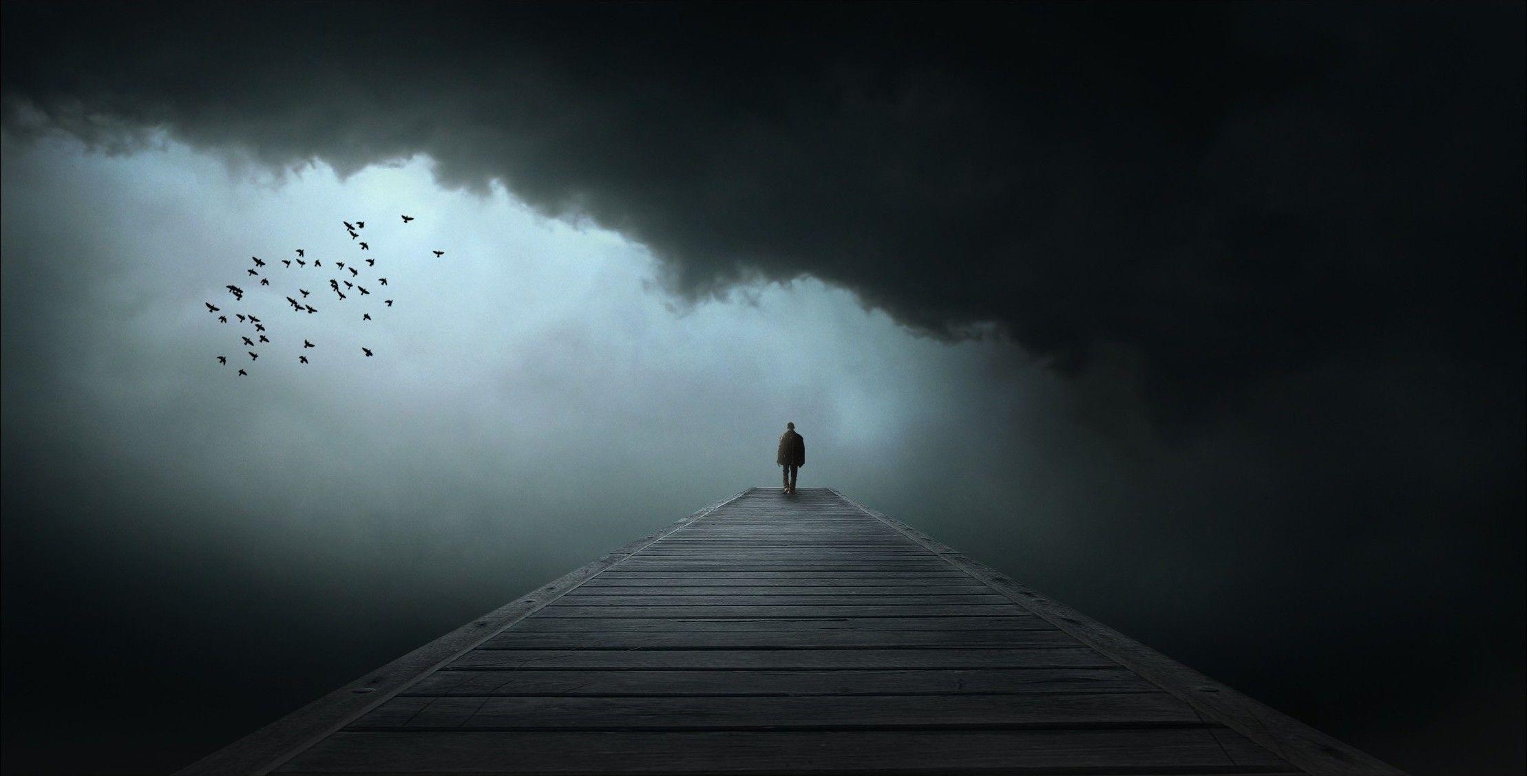 2218x1128 Dark Wallpaper