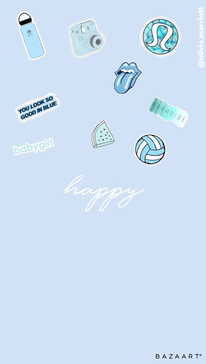 828x1466 VSCO light blue aesthetic wallpaper. Light blue aesthetic, Baby blue wallpaper, Blue aesthetic