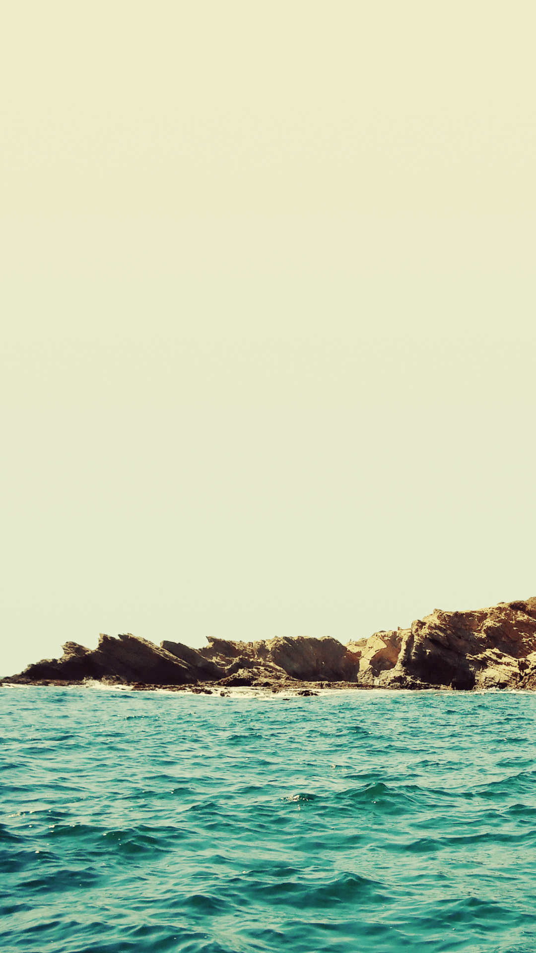 1080x1920 Rocky Beach Ocean Waves iPhone 8 Wallpaper Free Download