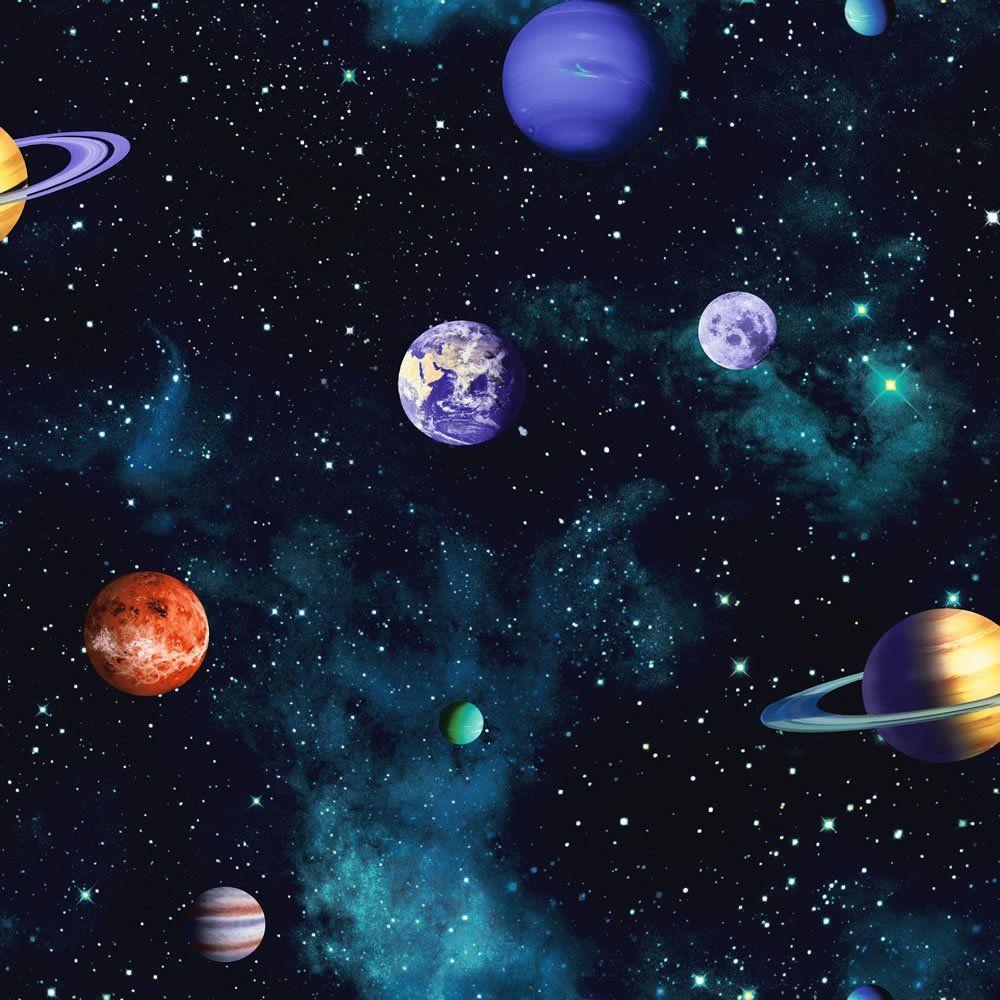 1000x1000 Vintage Outer Space Wallpaper