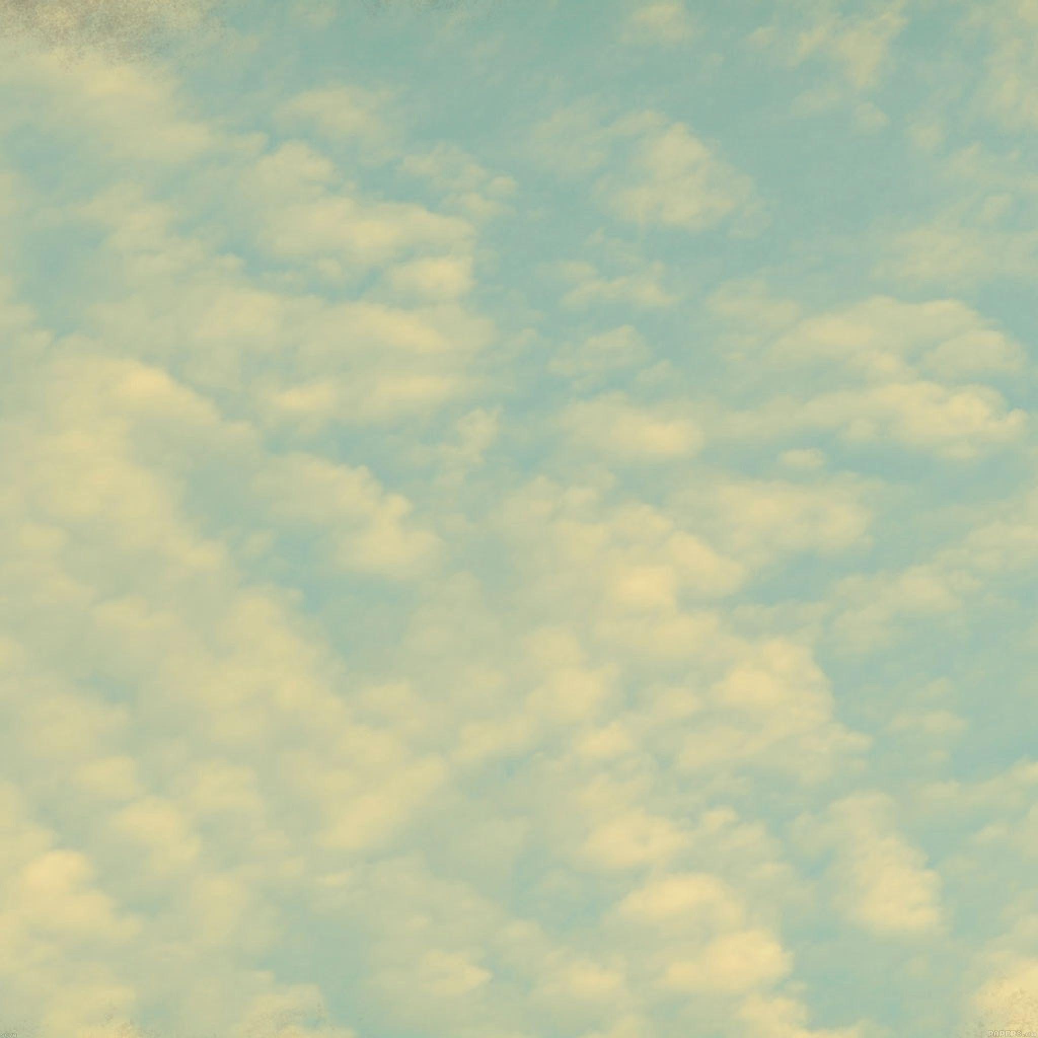 2048x2048 FreeiOS8. sky clouds fade nature pattern