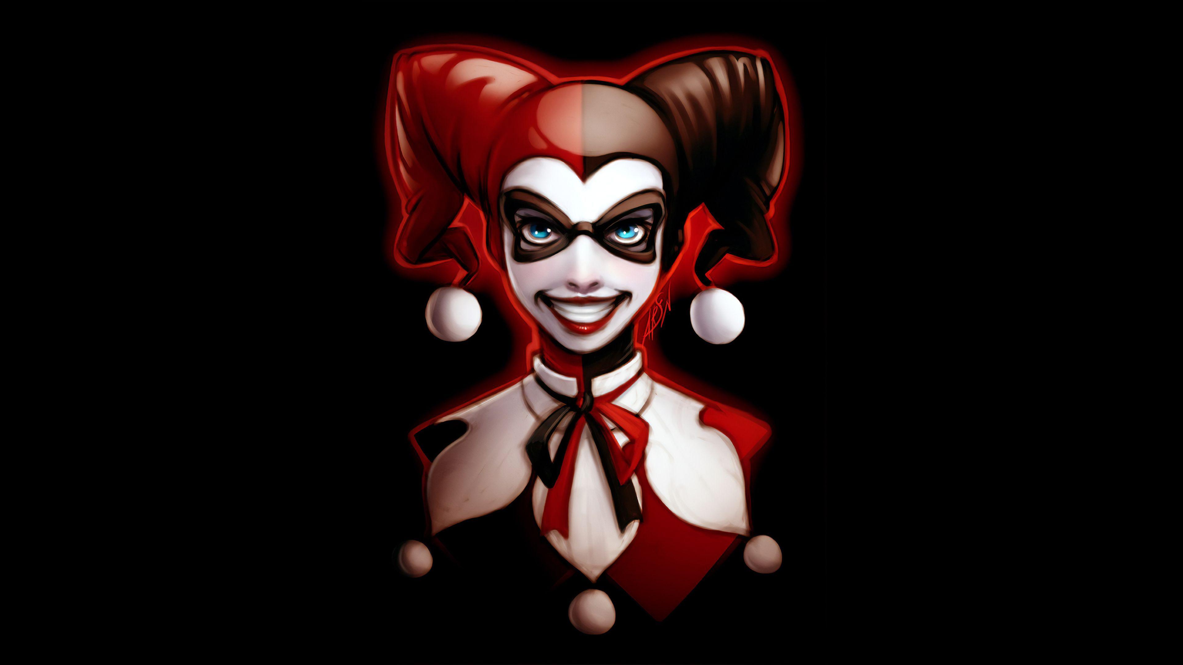 3840x2160 Harley Quinn Dark Art 4k, HD Superheroes, 4k Wallpaper, Image, Background, Photo and Picture